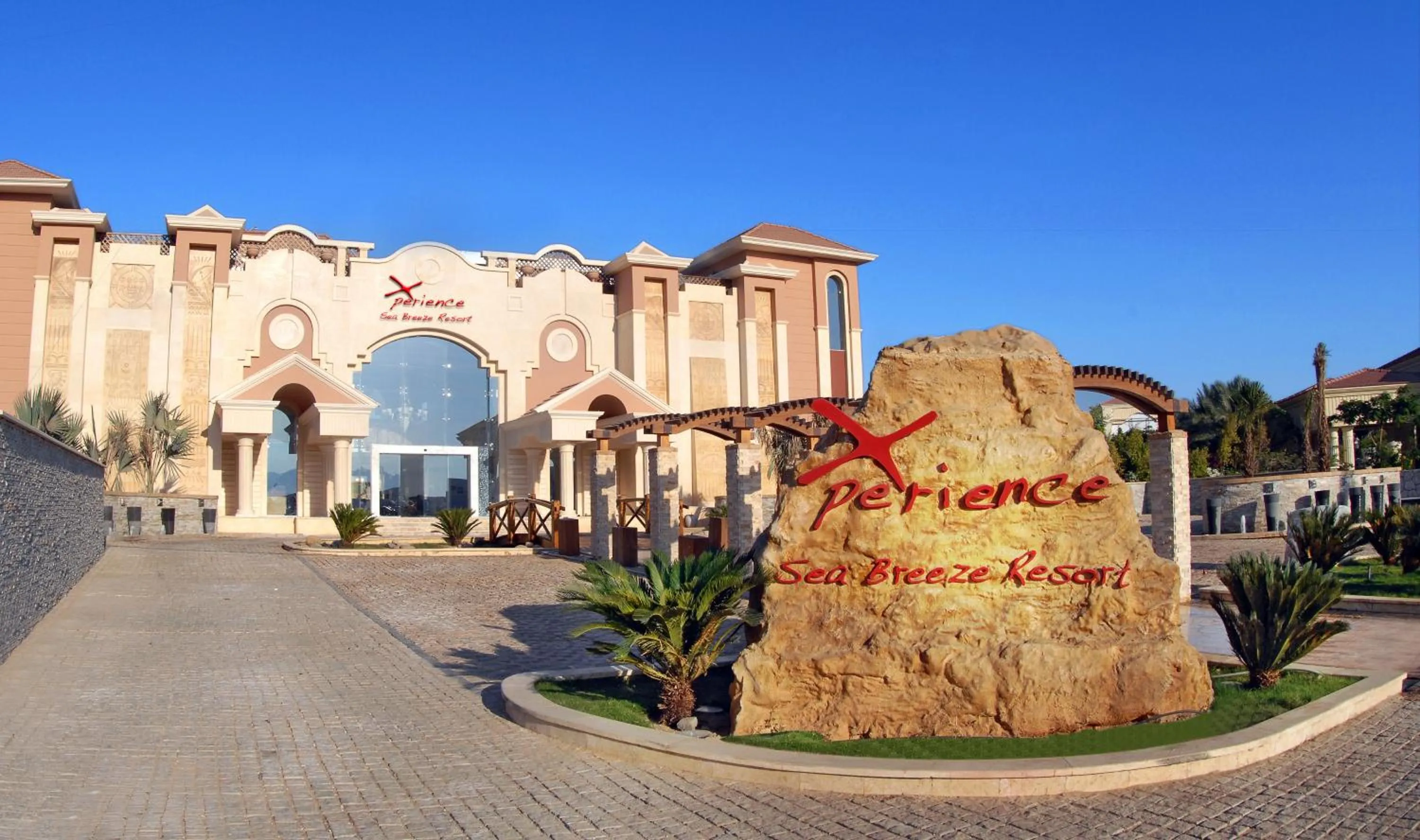 Facade/entrance in Xperience Sea Breeze Resort