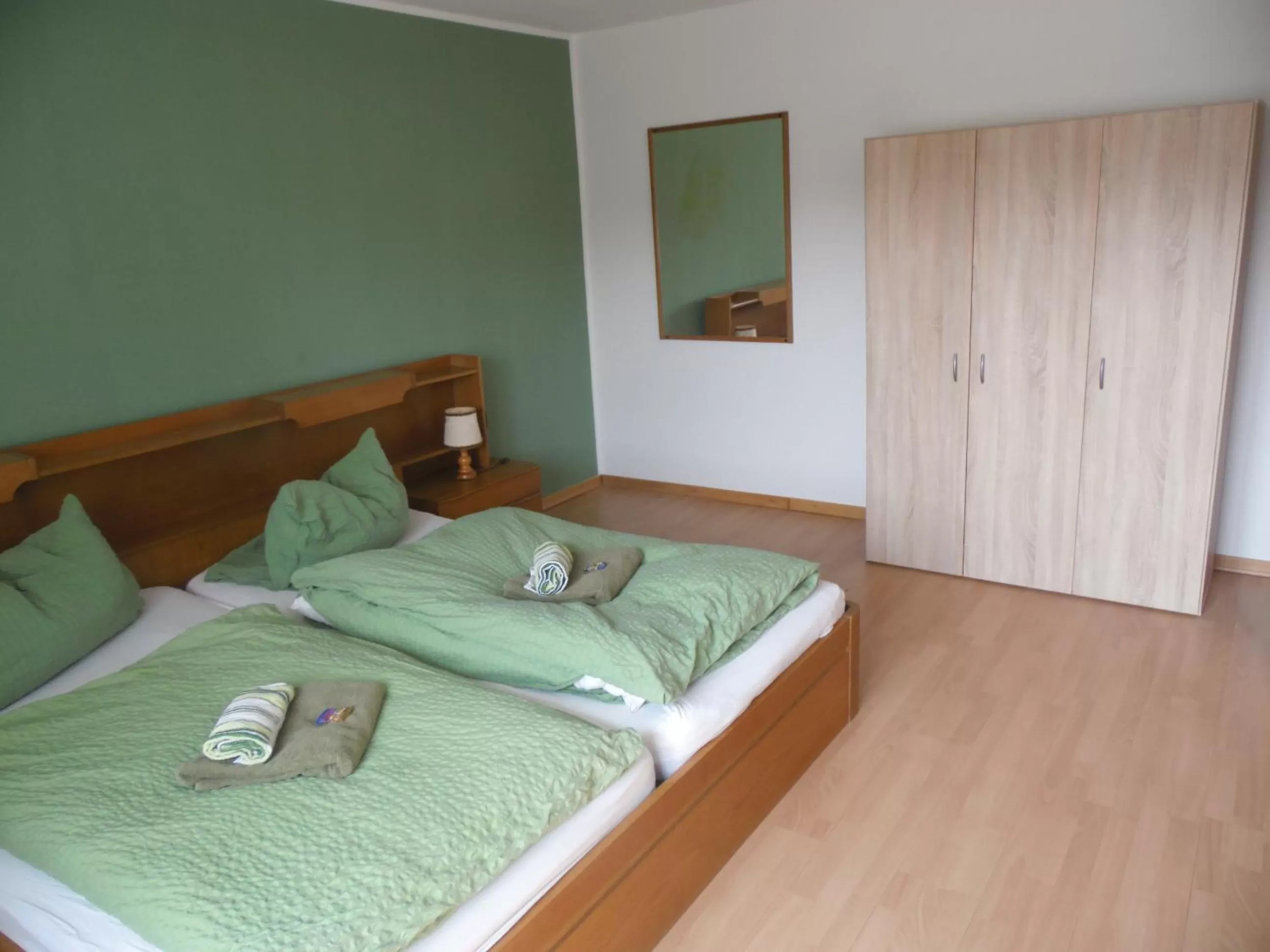 Bed in Hotel Restaurant Biesenbach