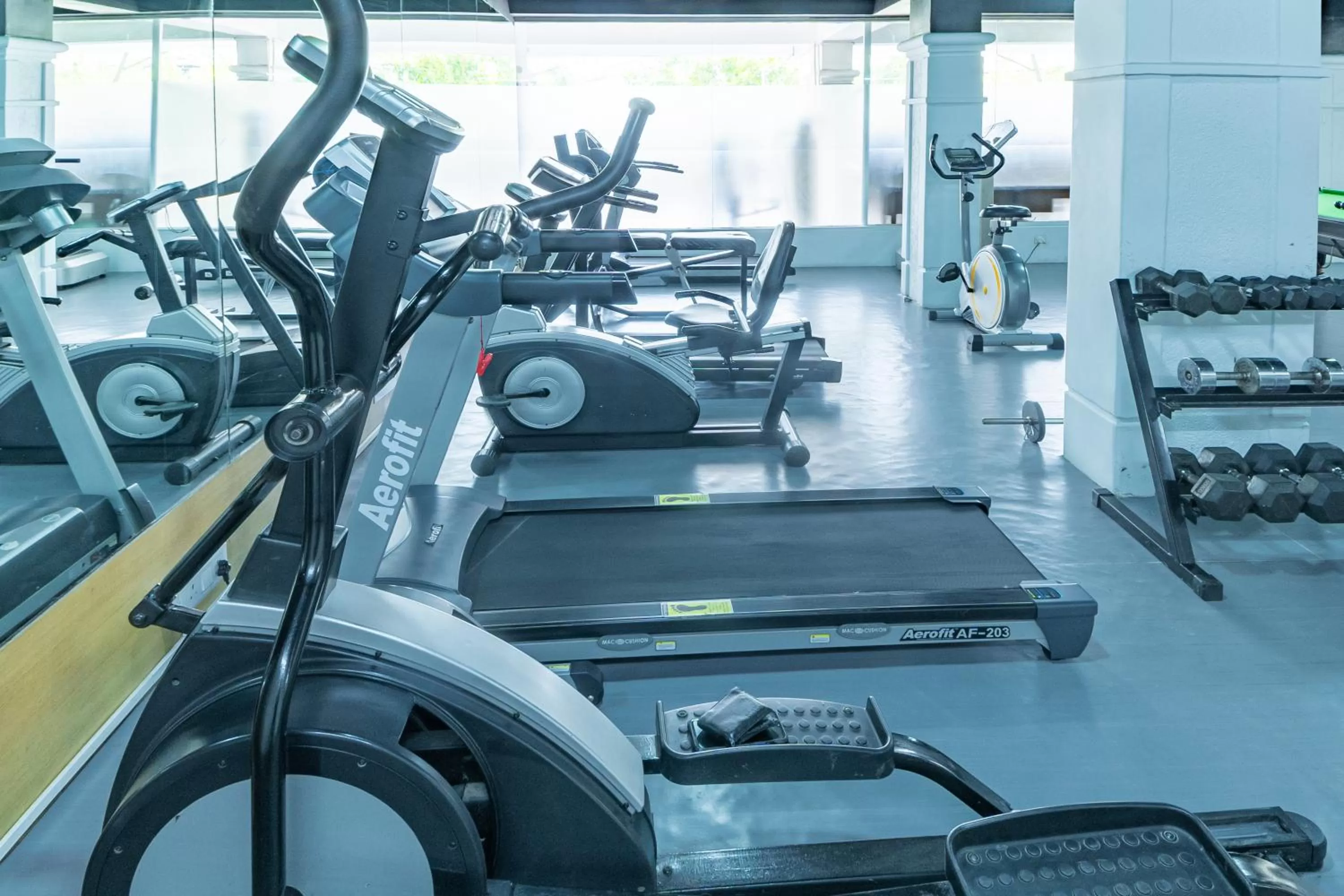 Fitness centre/facilities in Hotel Athome & Serviced Apartments by Deccan Serai Hotels