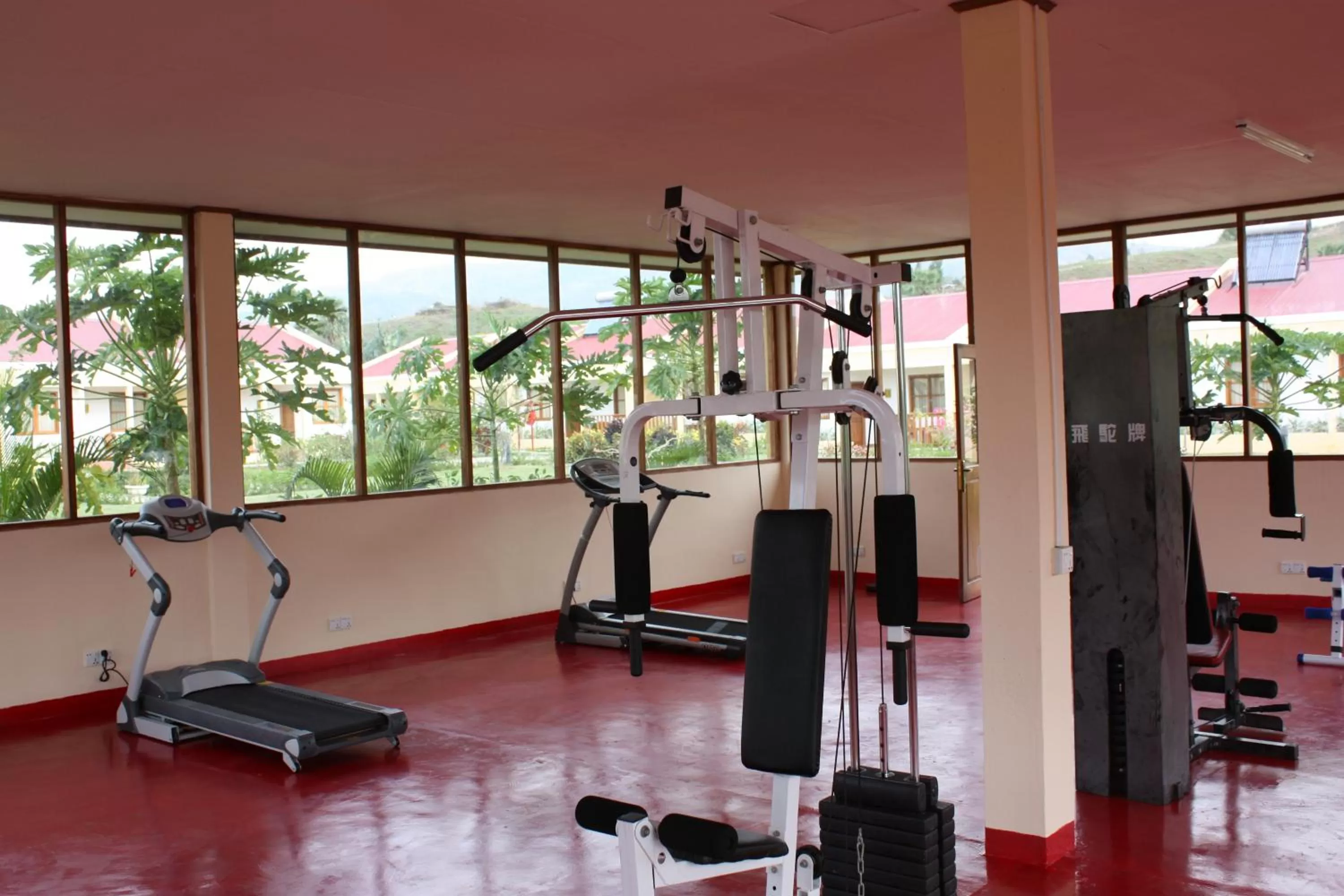 Fitness centre/facilities in Palm Malinamoc Hotel