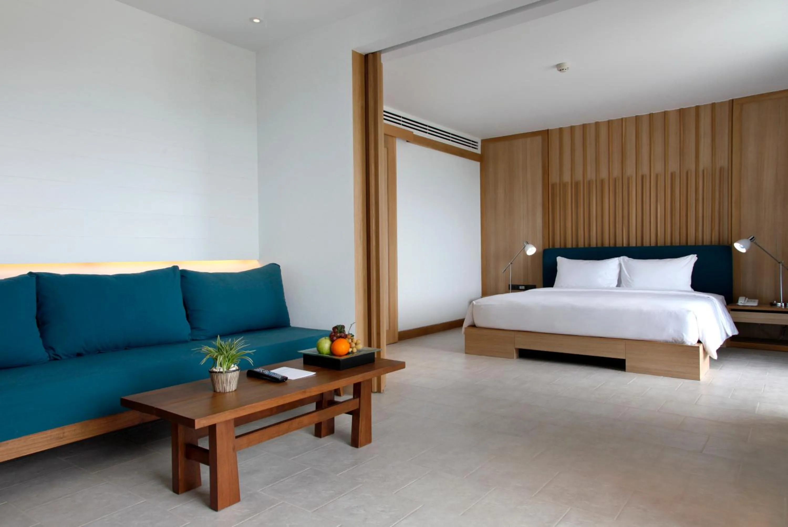 Seating area, Bed in Nap Patong