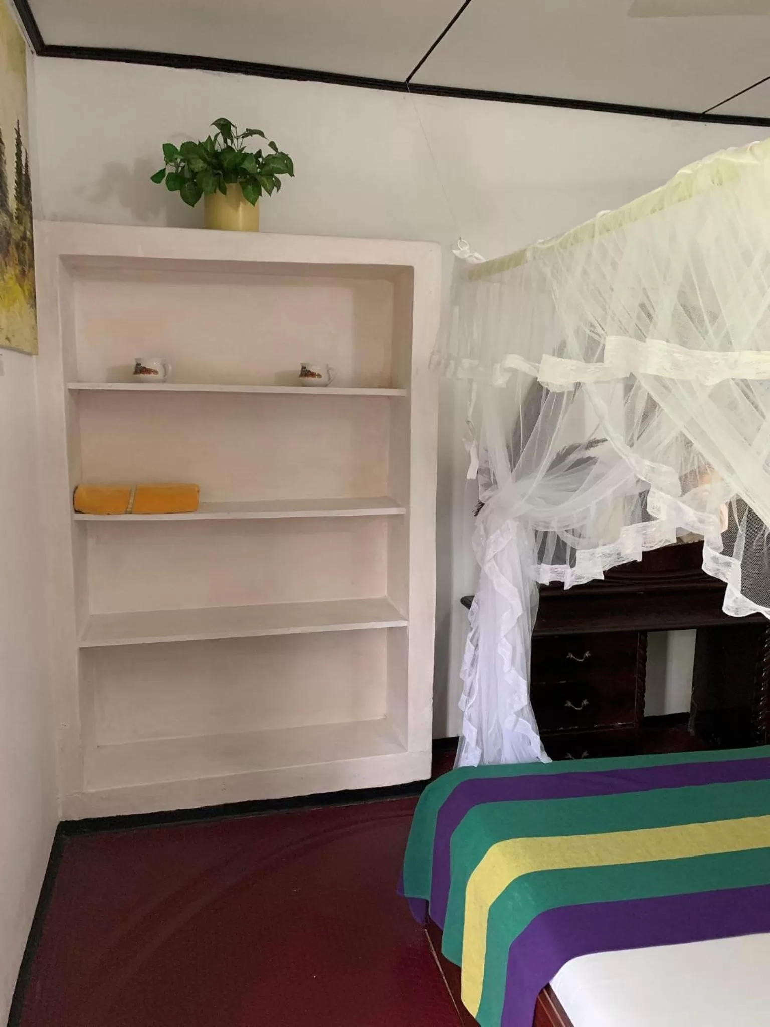 Bed in Jumera Villa Mirissa