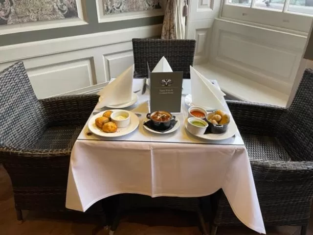 Food and drinks in The Spread Eagle Hotel