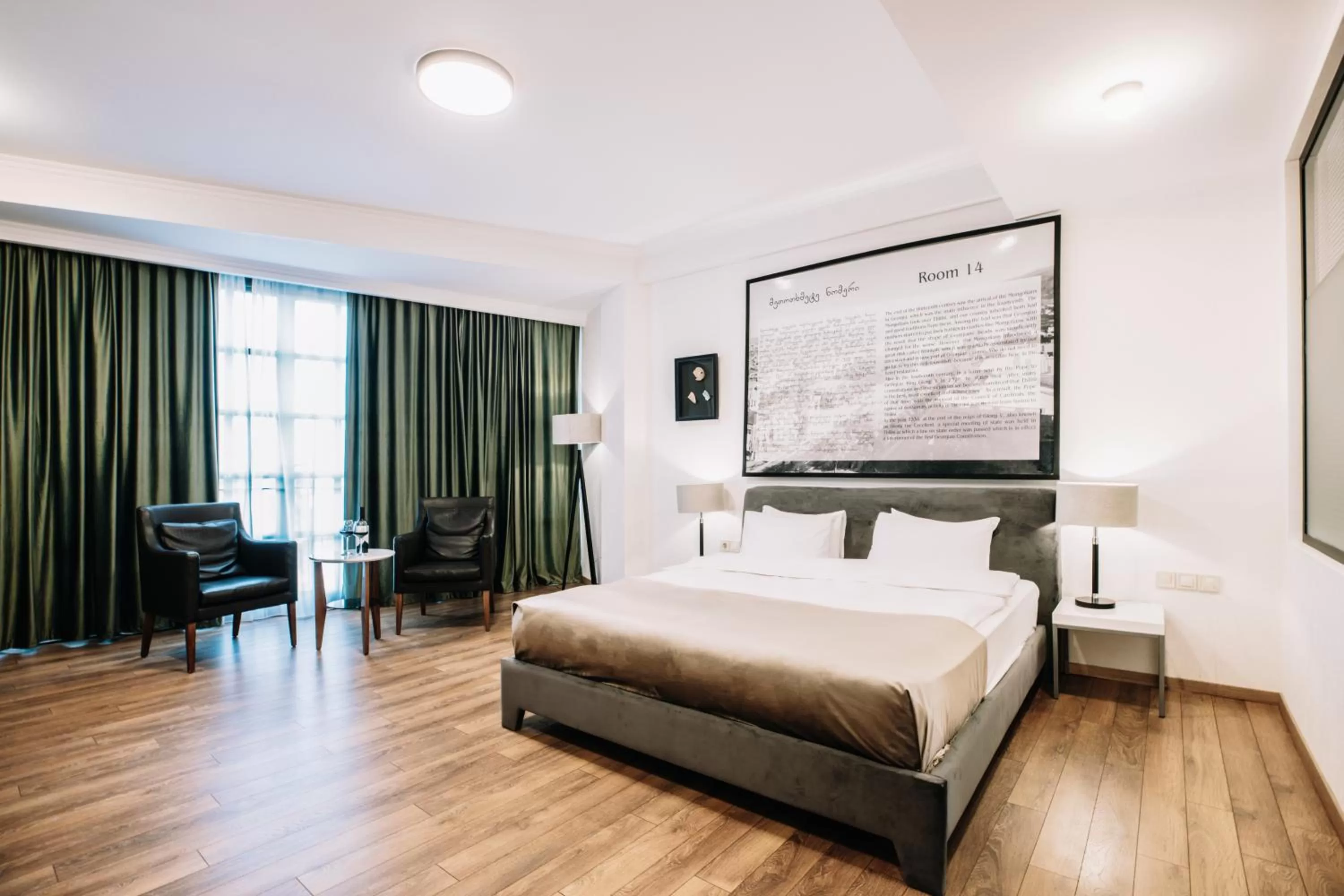 Bed in Citadel Narikala Hotel