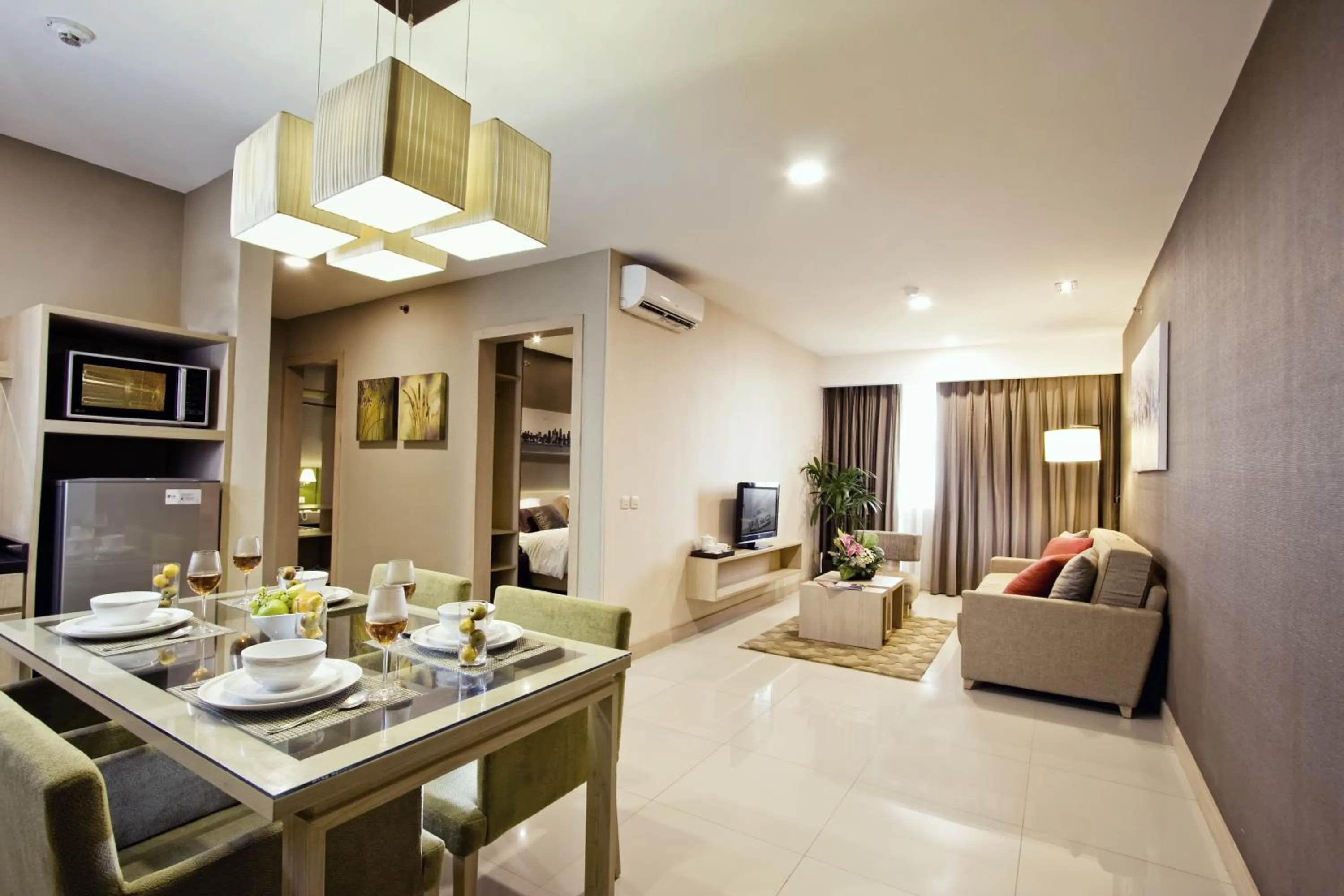 Living room in eL Hotel Jakarta