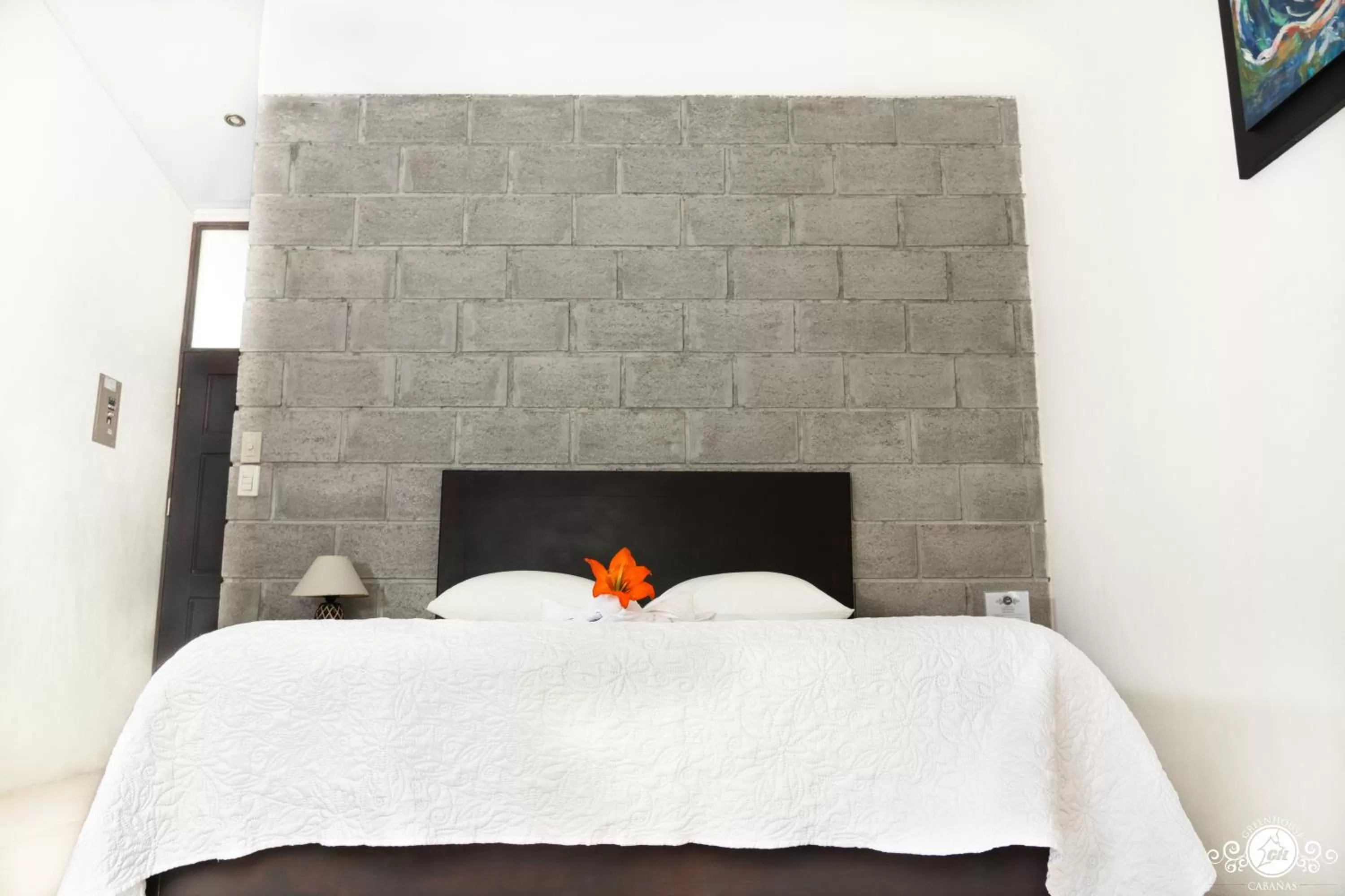 Bed in Cabañas Green House