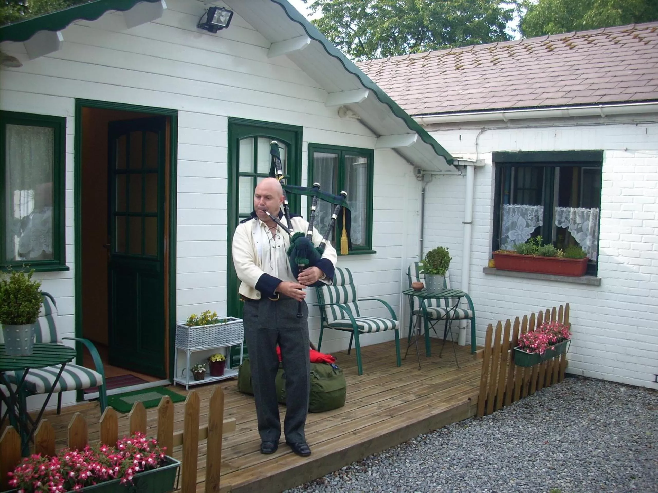 Balcony/Terrace in B&B Les Bergers