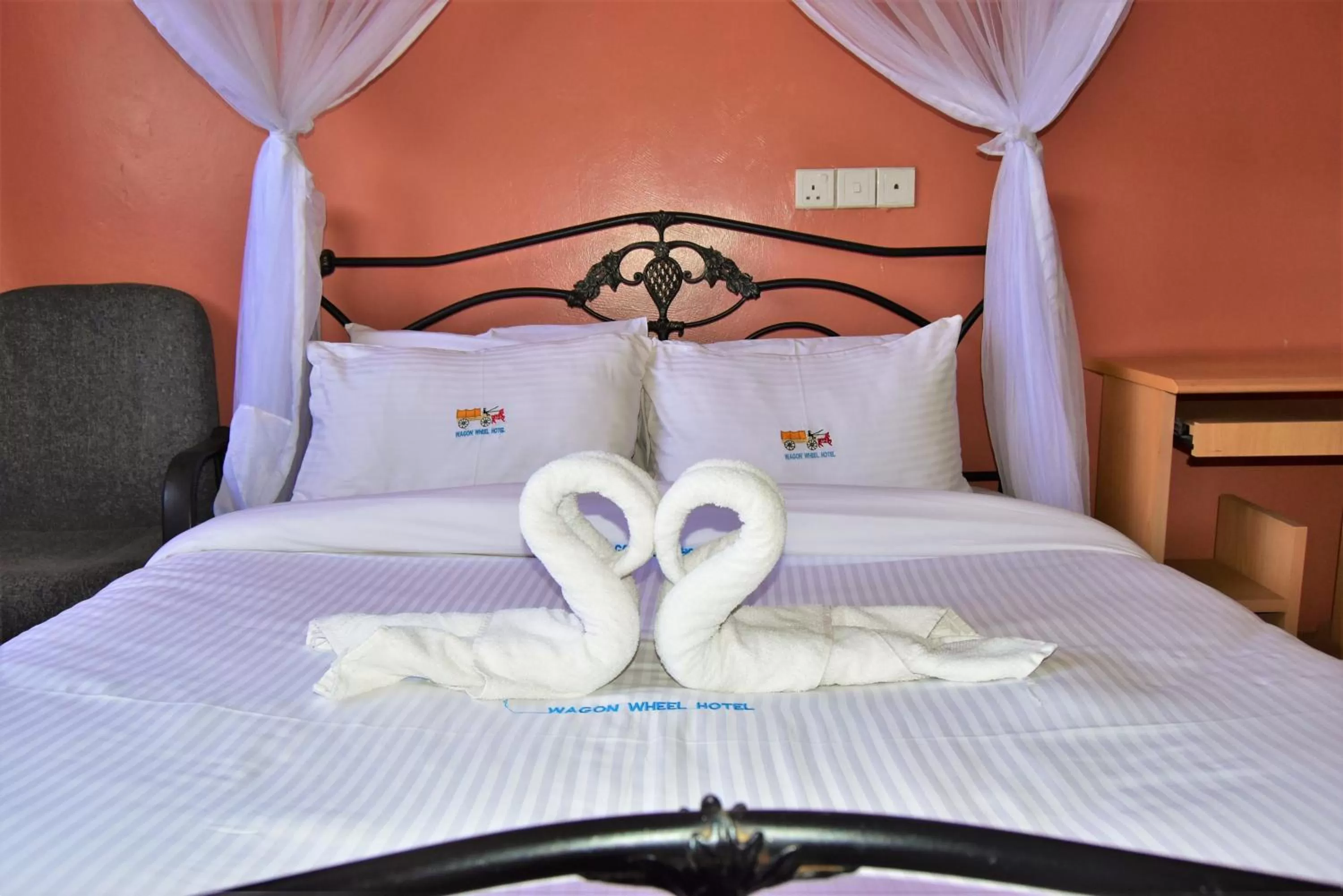 Bedroom in Wagon Wheel Hotel Eldoret