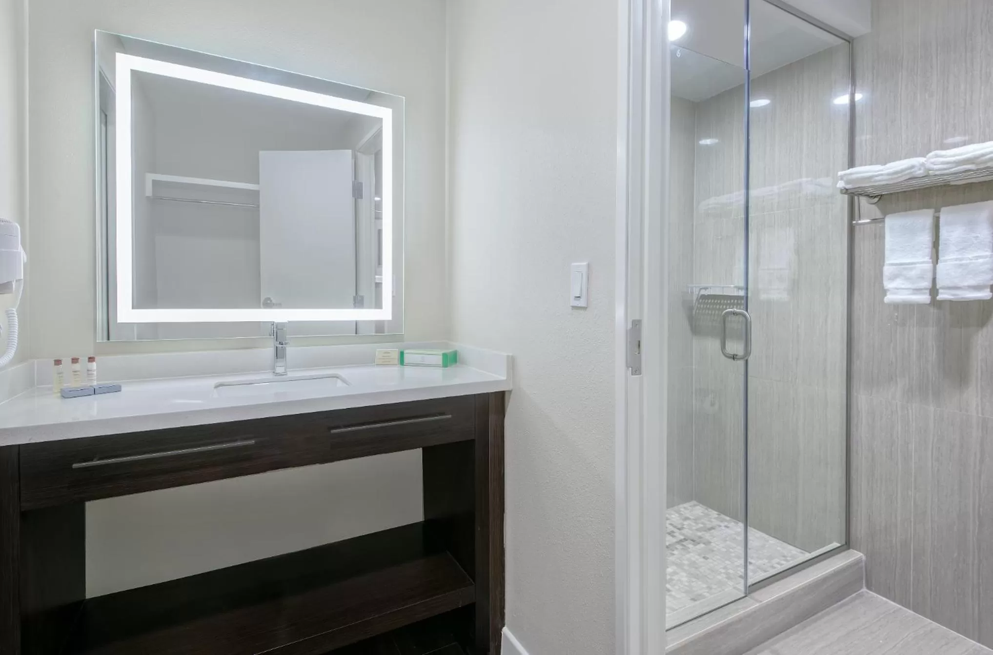 Bathroom in Hawthorn Extended Stay by Wyndham McAllen