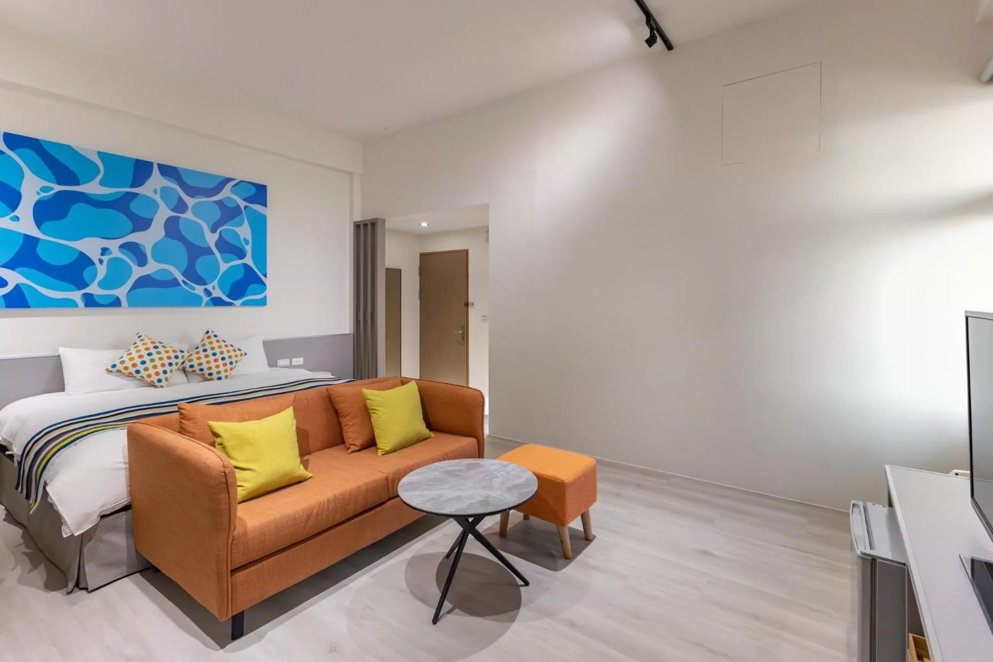 Living room in Beachcastle & Sea View Villa