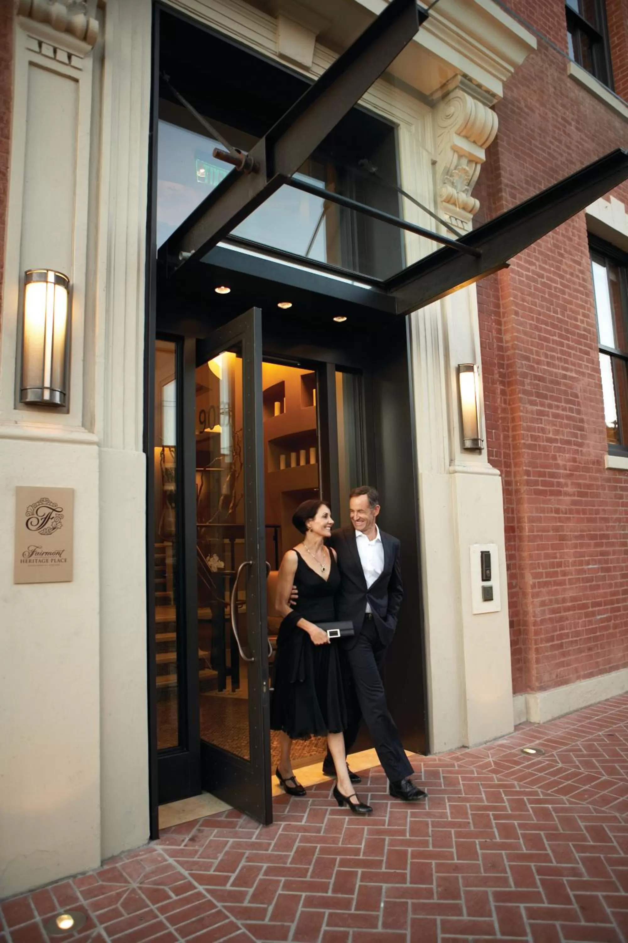 People in The Fairmont Heritage Place Ghirardelli Square