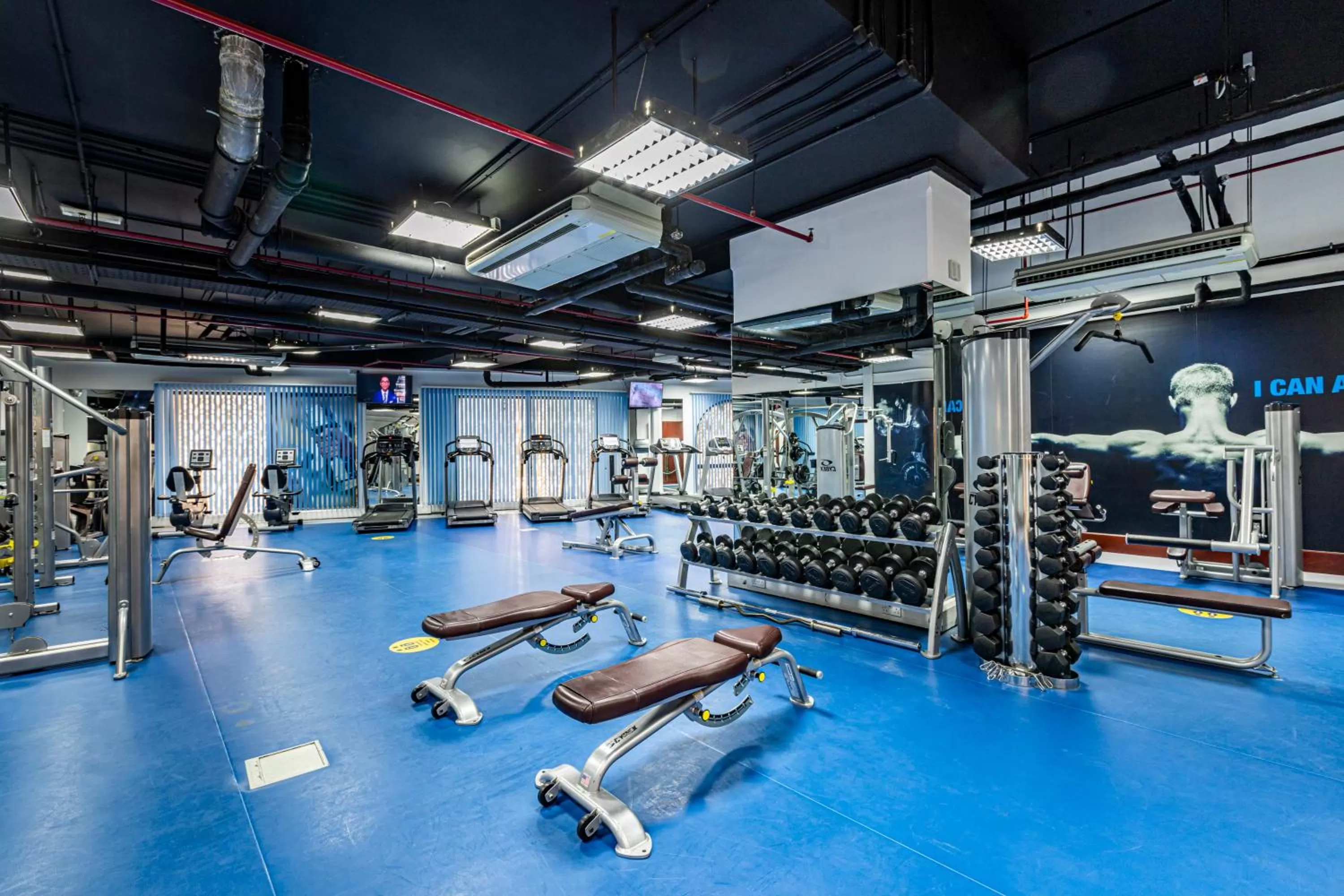 Fitness centre/facilities in Roda Amwaj Suites Jumeirah Beach Residence