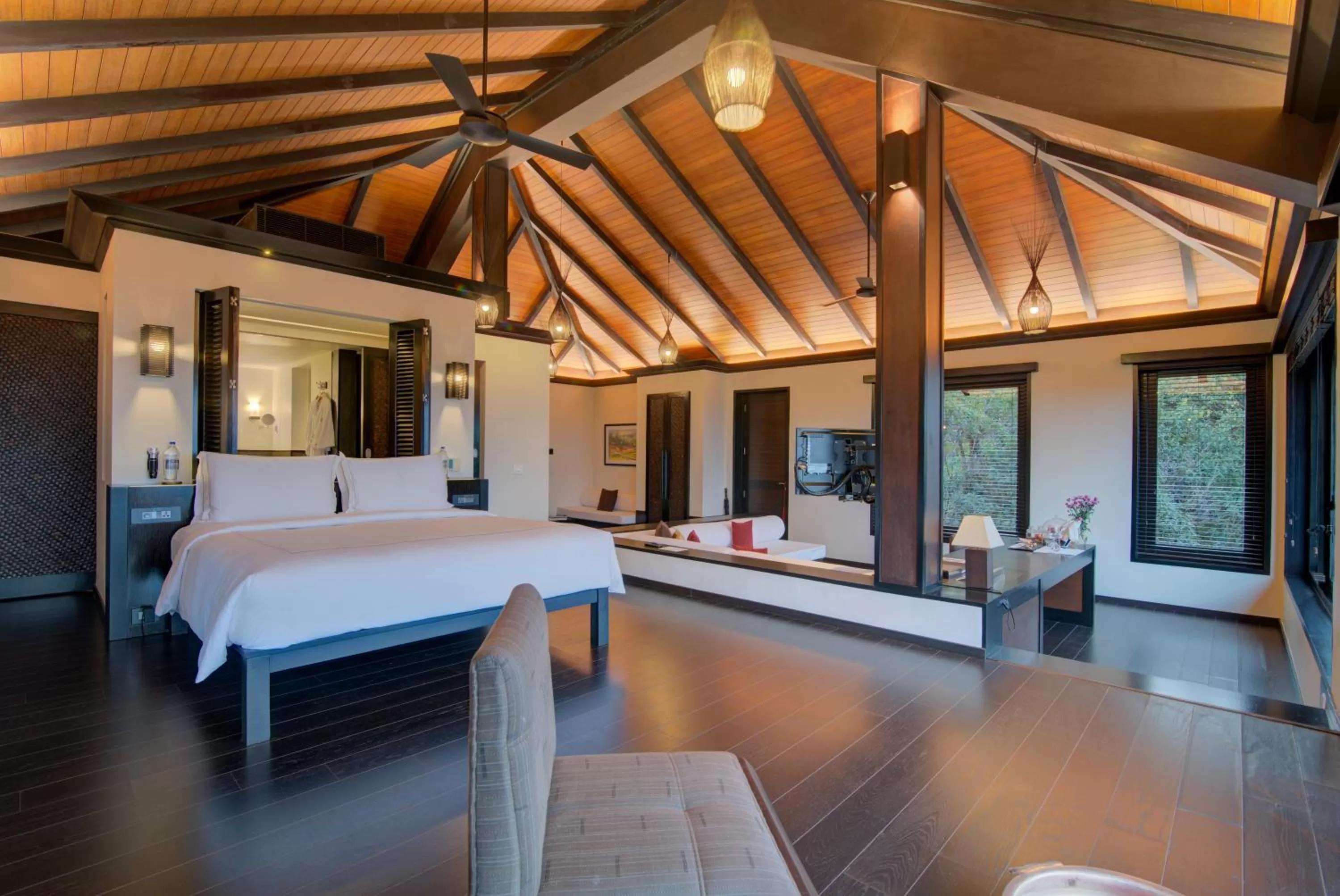 Photo of the whole room, Bed in Taj Madikeri Resort & Spa Coorg