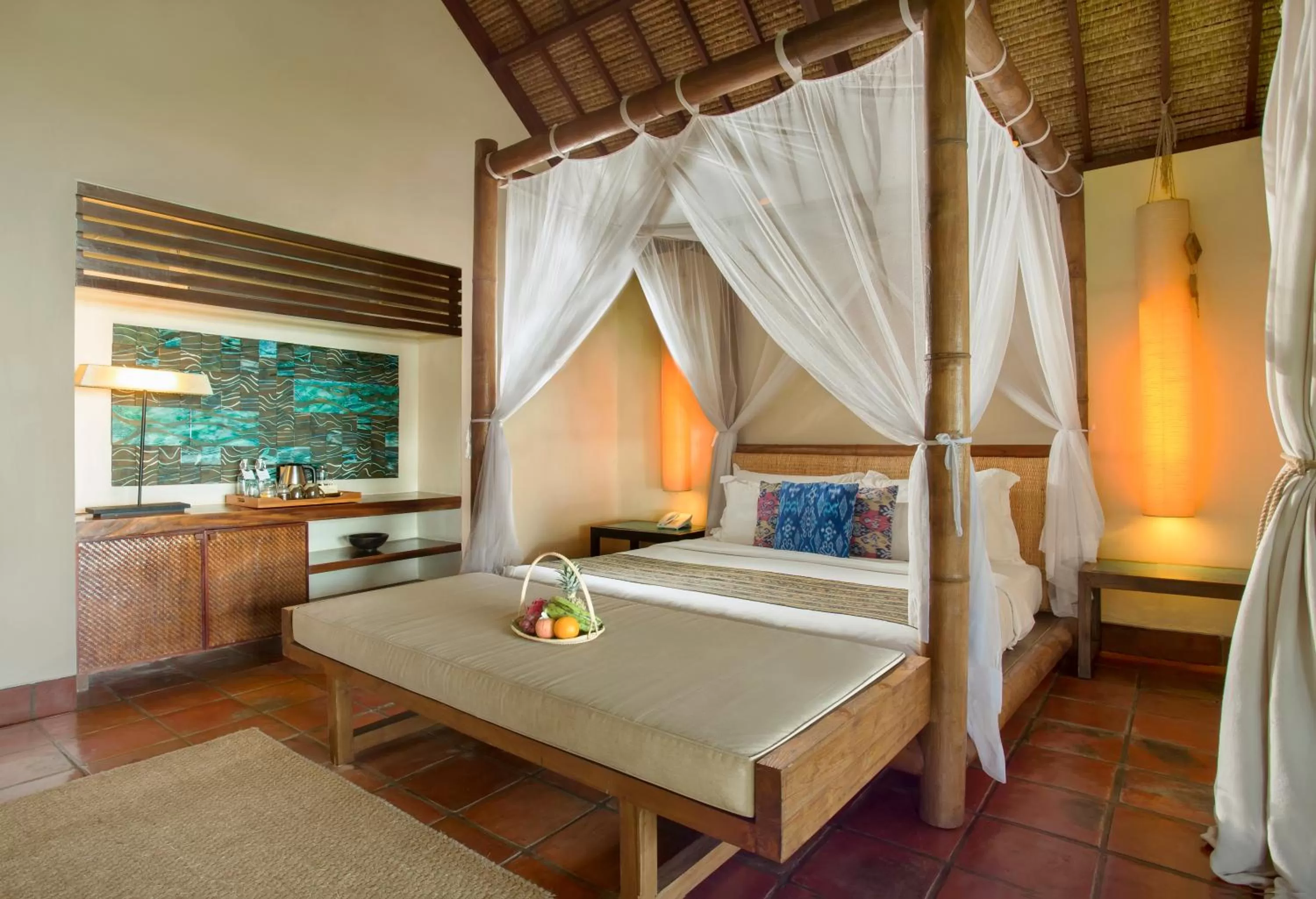 Bed in Jeeva Klui Resort