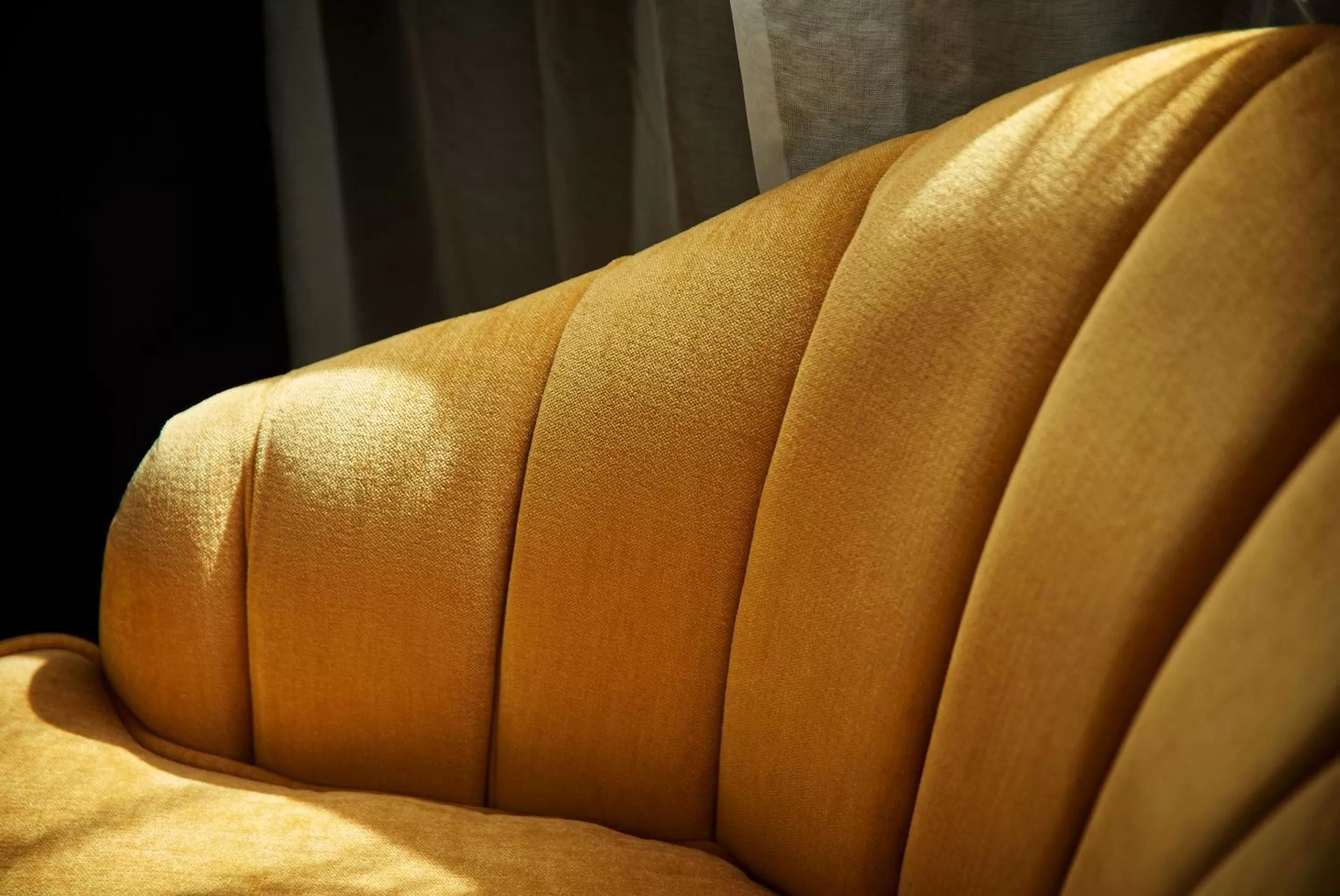 Seating area in WIDE Hotel