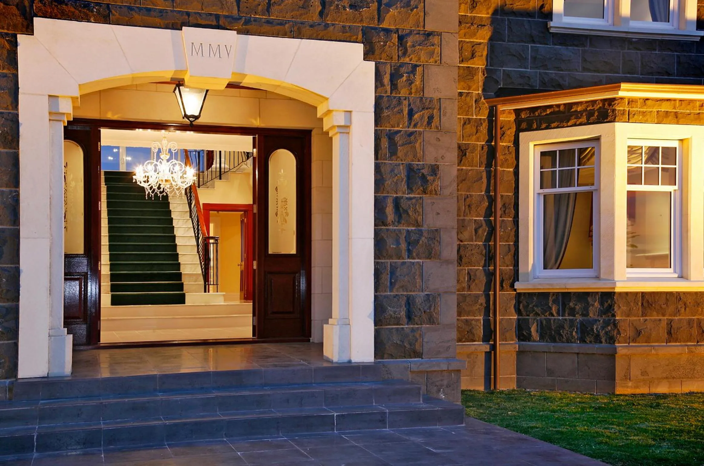 Facade/entrance in Camp Estate by Larnach Castle