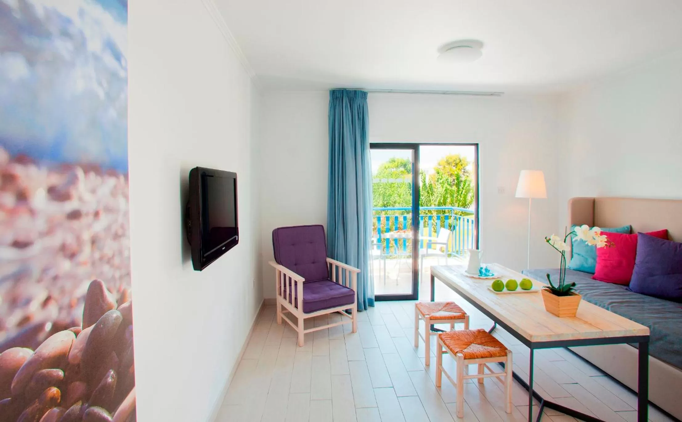 Living room in Aliathon Aegean