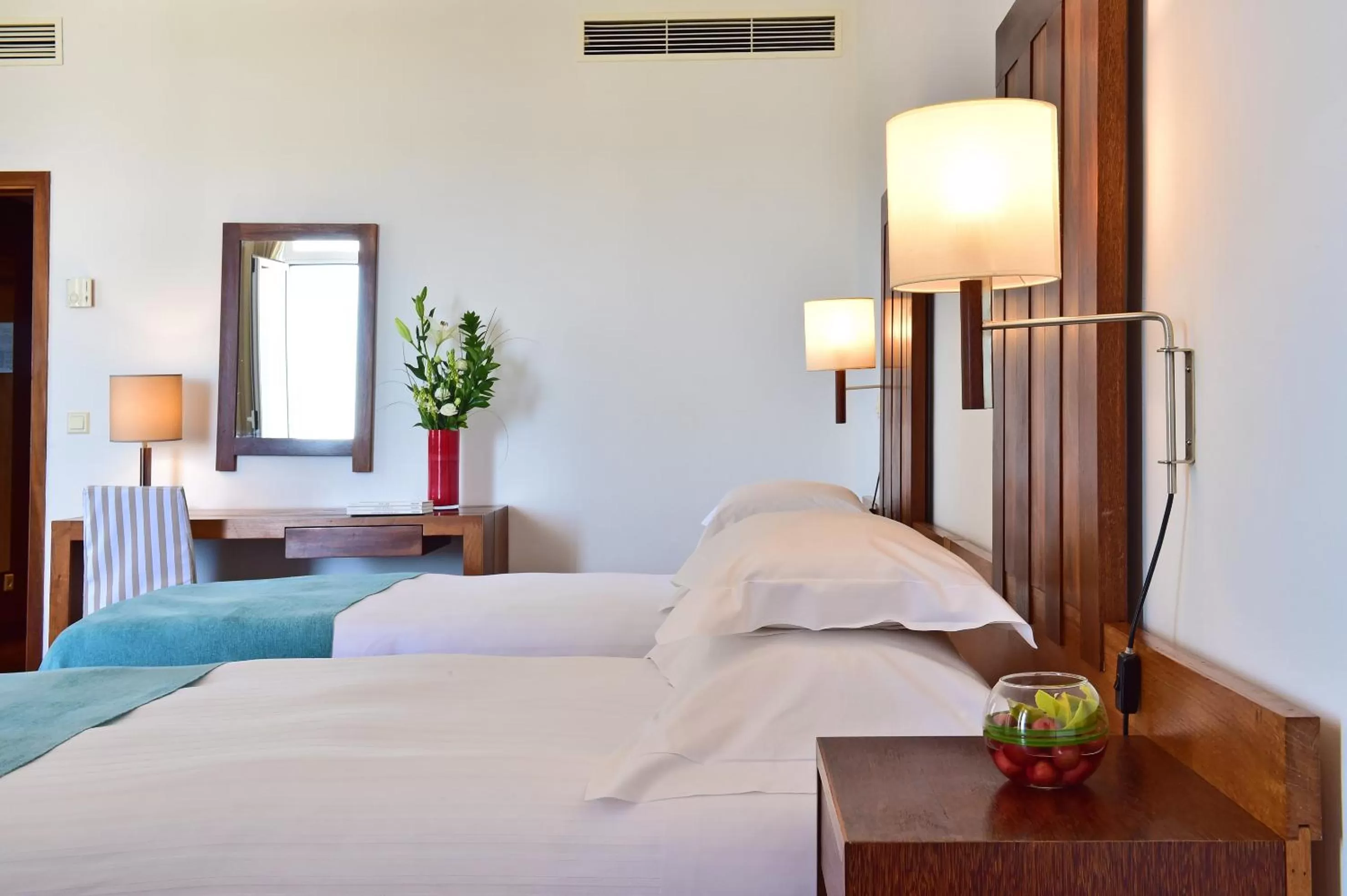 Bed in Pousada Castelo de Alcacer do Sal