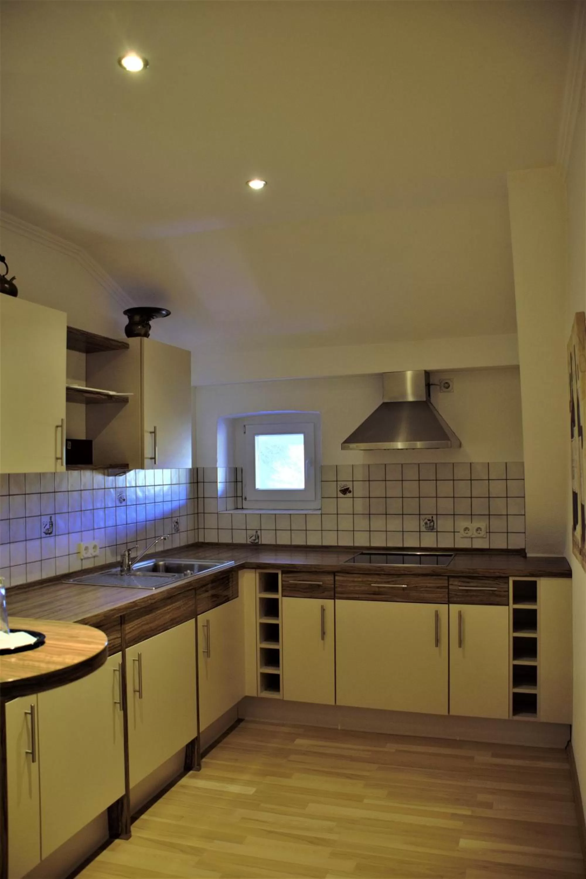 Kitchen or kitchenette in Hotel am Bahnhof