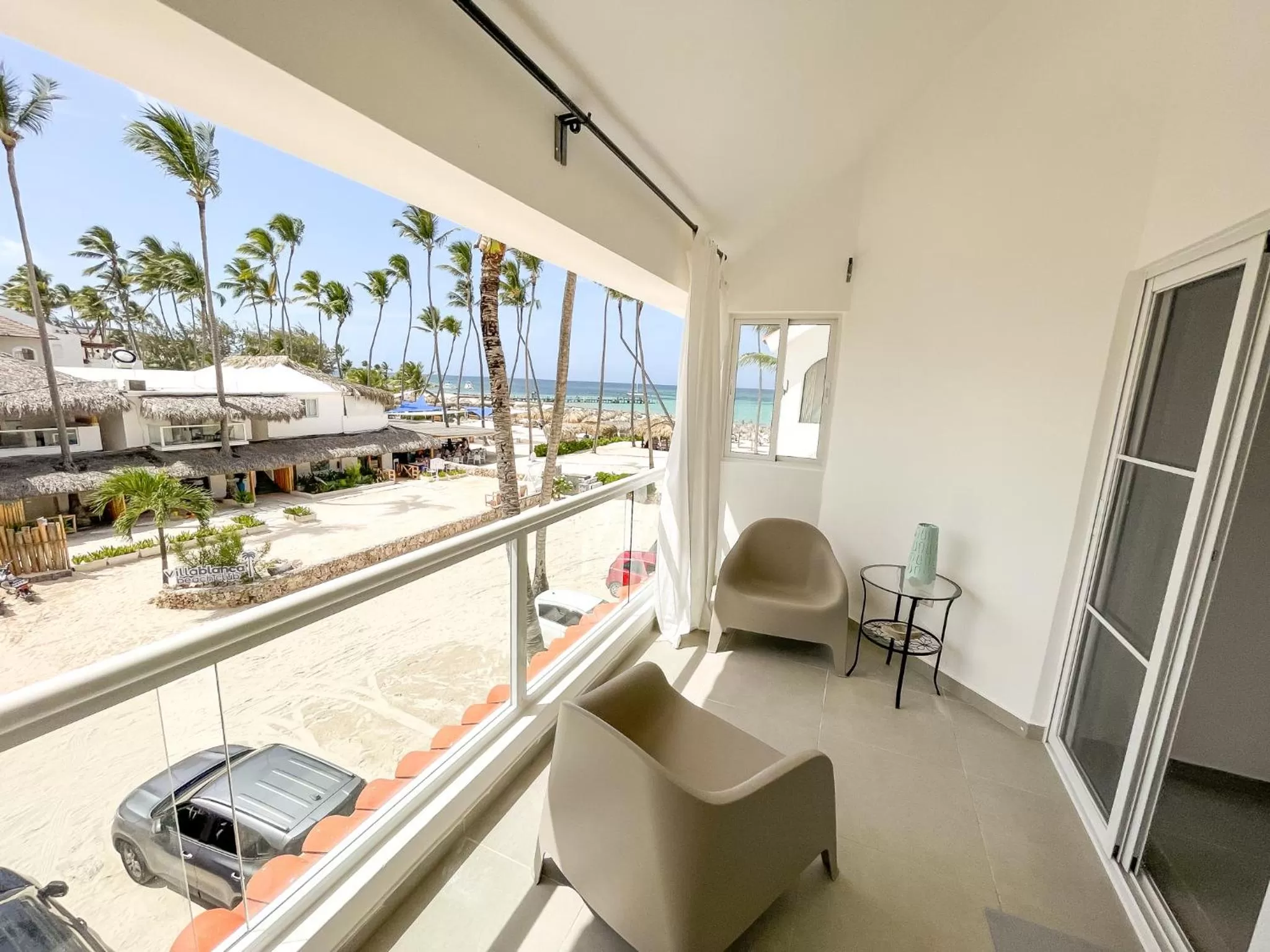 Patio in CARIBBEAN GALAXY HOTEL Los Corales BAVARO BEACH CLUB & SPA