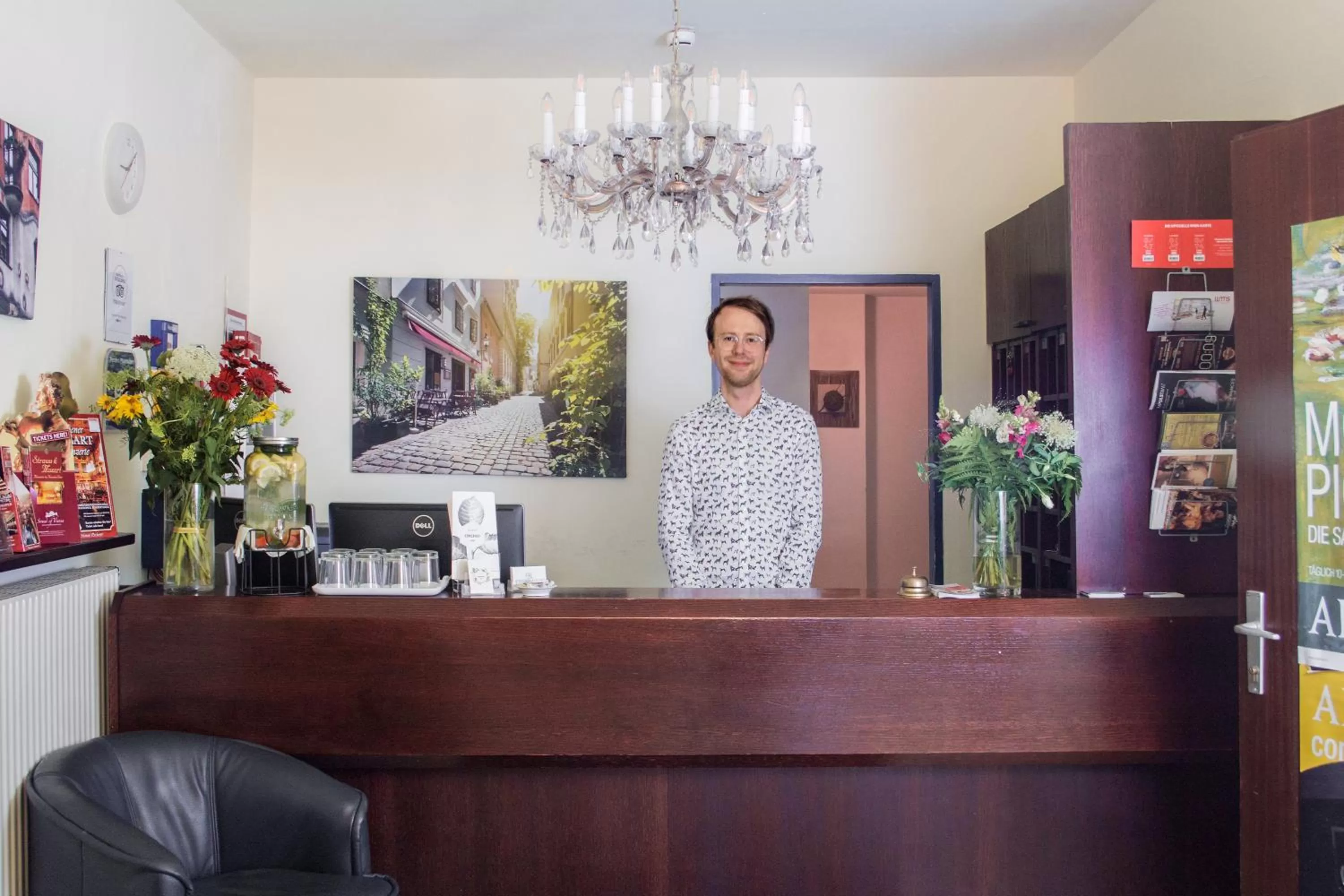 Lobby or reception in Pension Pharmador