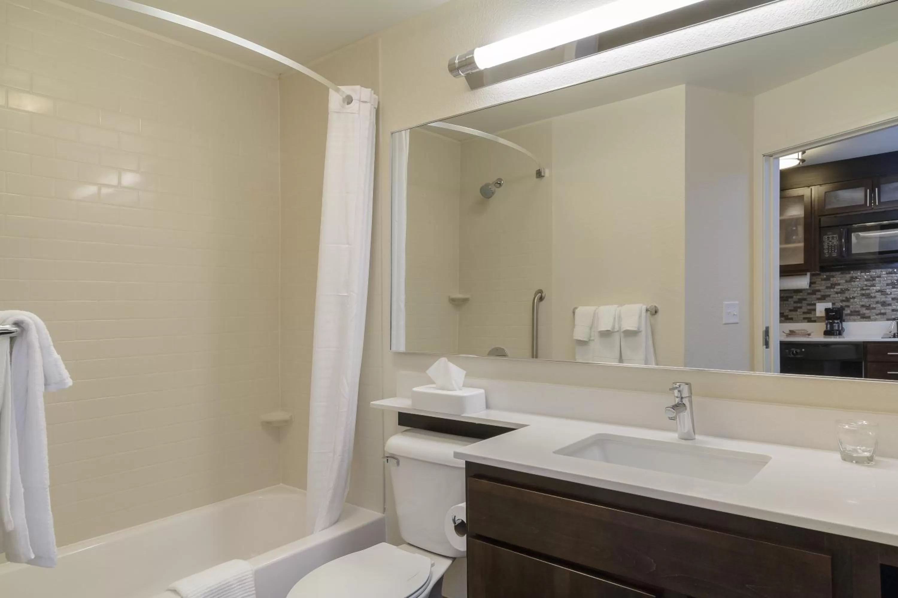 Bathroom in Candlewood Suites Mishawaka by IHG