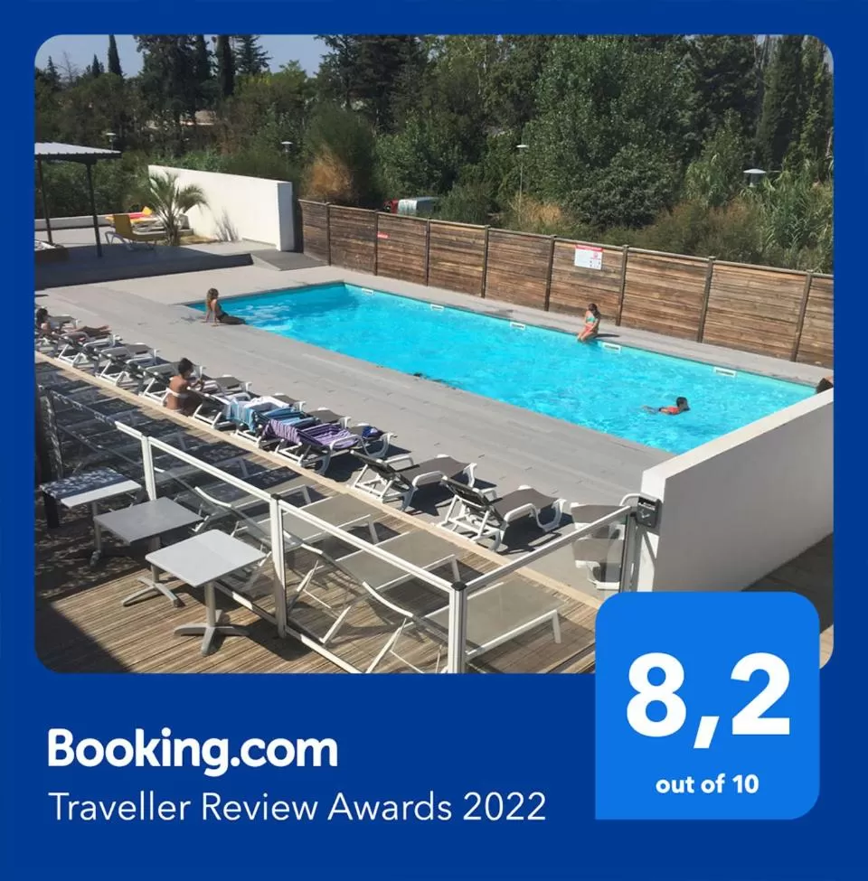 Pool View in Les Terrasses D'Aix - Studio avec Grande Terrasse privée