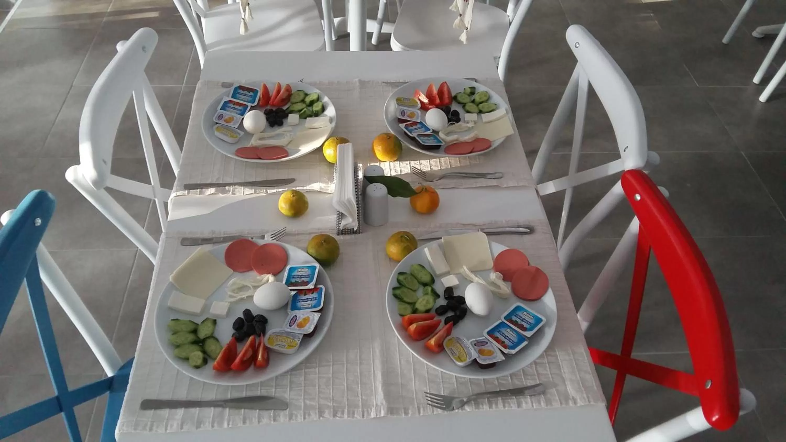 Continental breakfast in Nicea Hotel