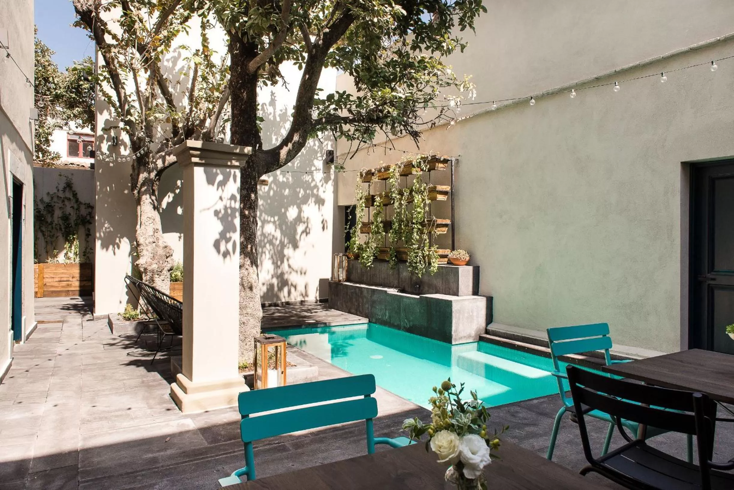 Patio in Antigua Trece Hotel Fusión & SPA