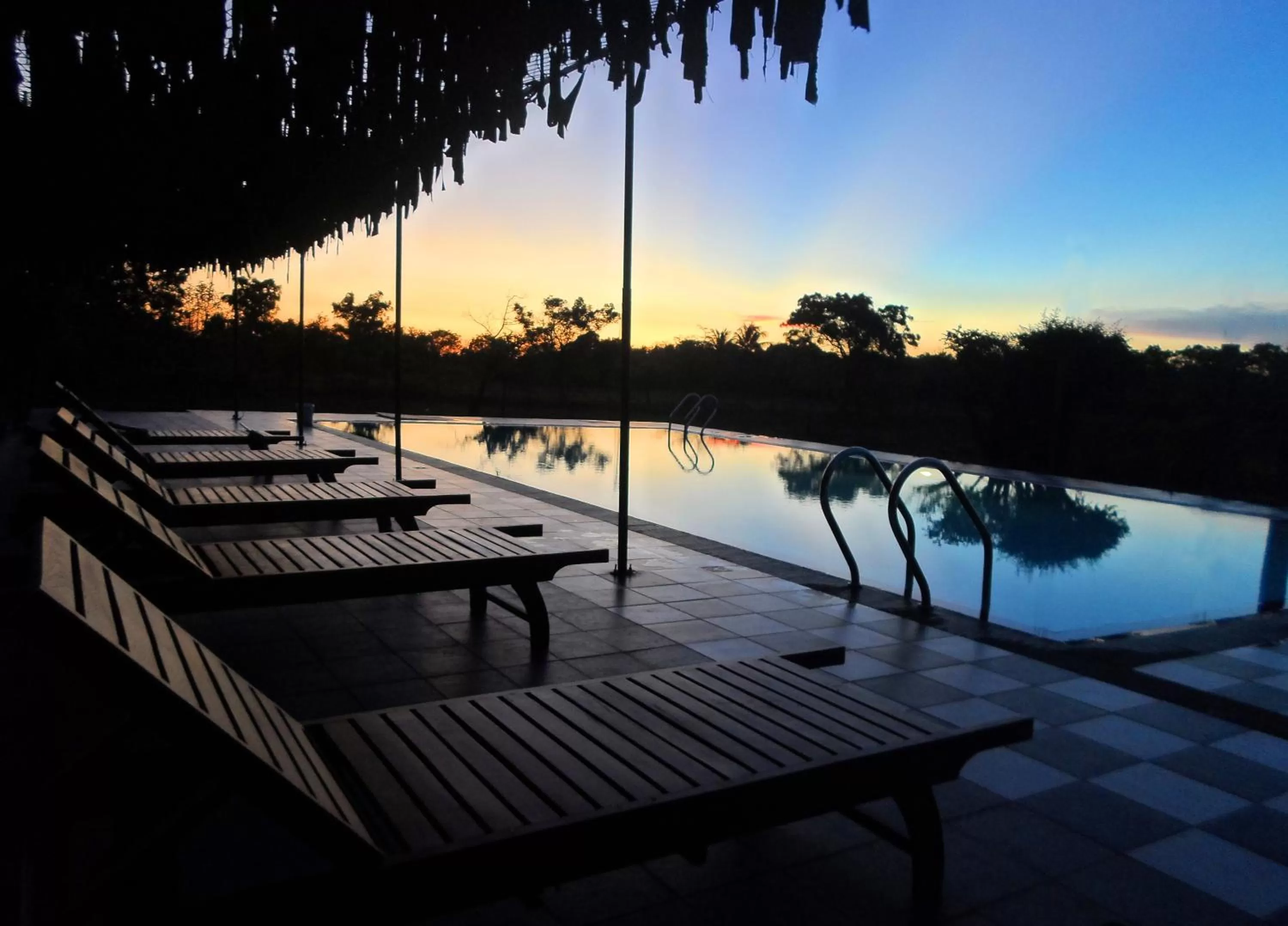 Pool view in Eco Hotel Black & White - Anuradhapura