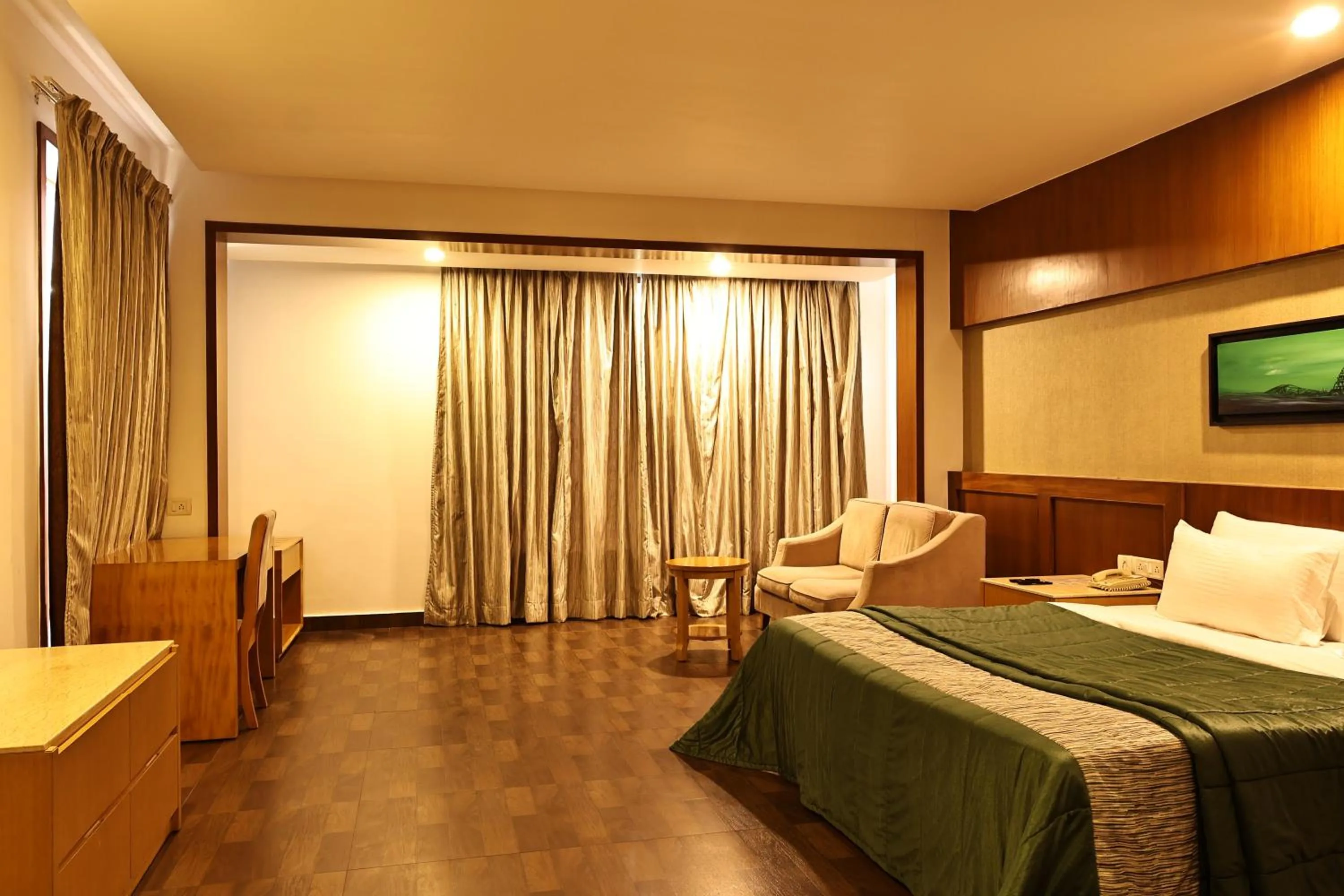 Bed in Vgp Golden Beach Resort