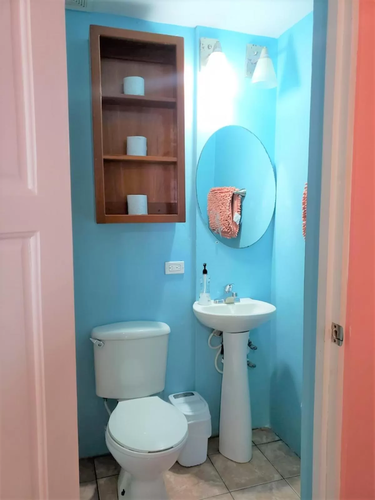 Bathroom in Beach Side Condos Caye Caulker by CCVH