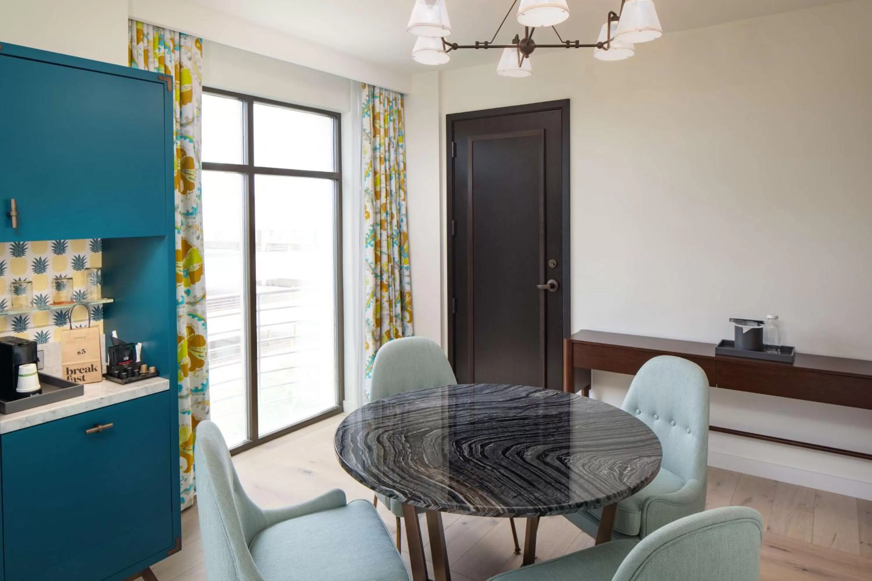 Living room in Canopy By Hilton Charlotte SouthPark