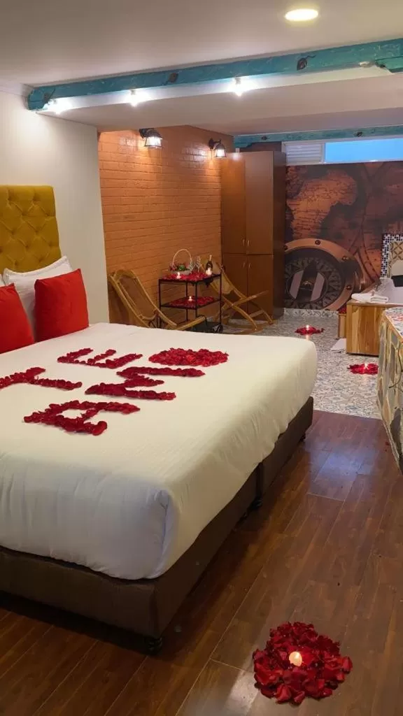 Bed in Hotel Casa Antigua