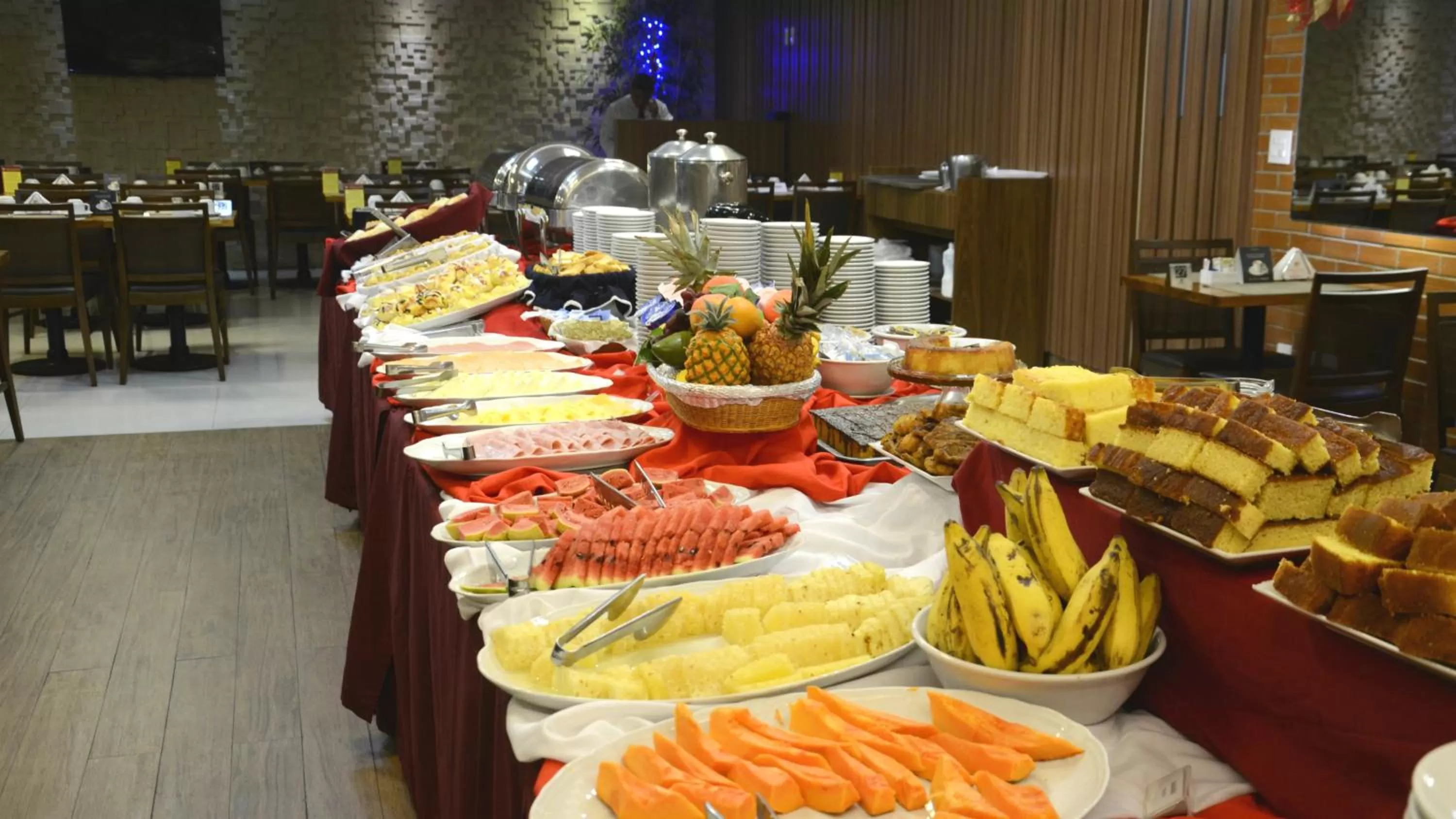 Buffet breakfast in Hotel Atlântico Rio