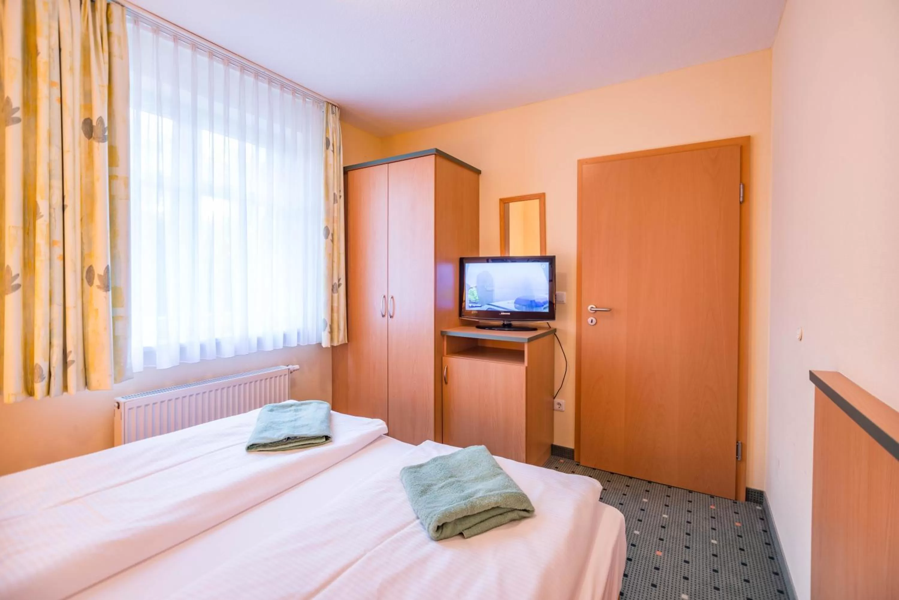 Photo of the whole room, Bed in Am Weststrand Apartmenthaus Waldeck