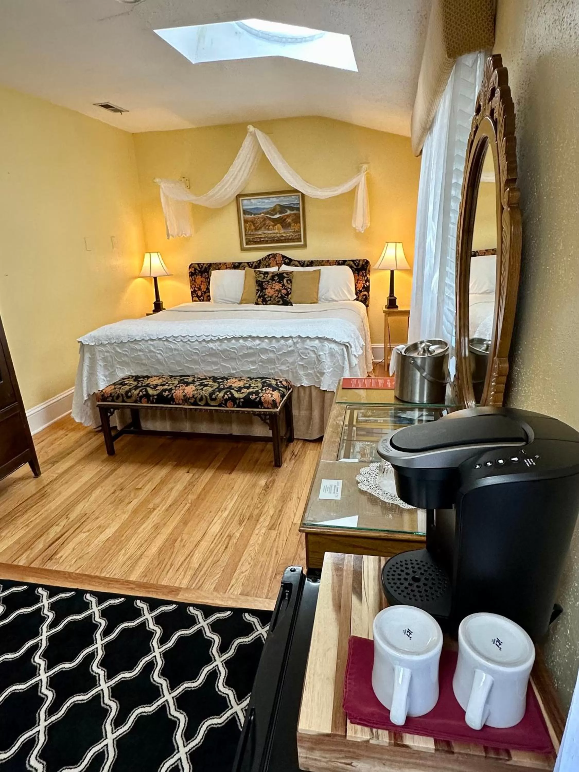 Bed in Red Rocker Inn