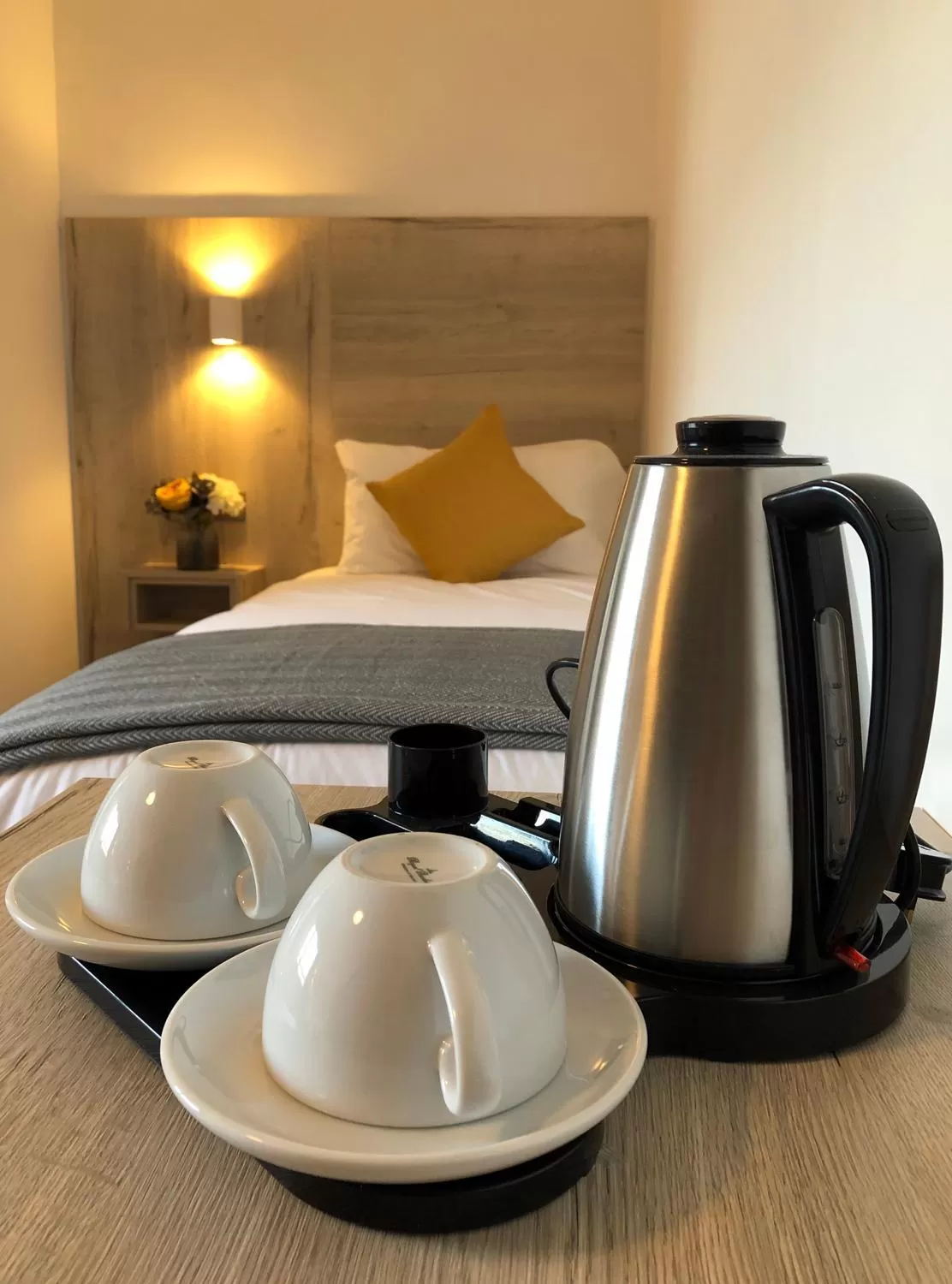 Bedroom, Bed in McNaughton Guestrooms