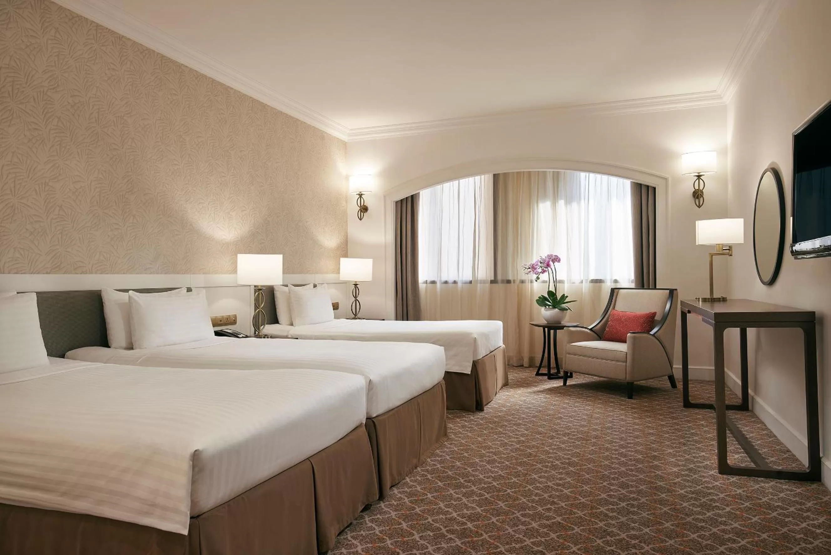 Bed in Orchard Rendezvous Hotel by Far East Hospitality