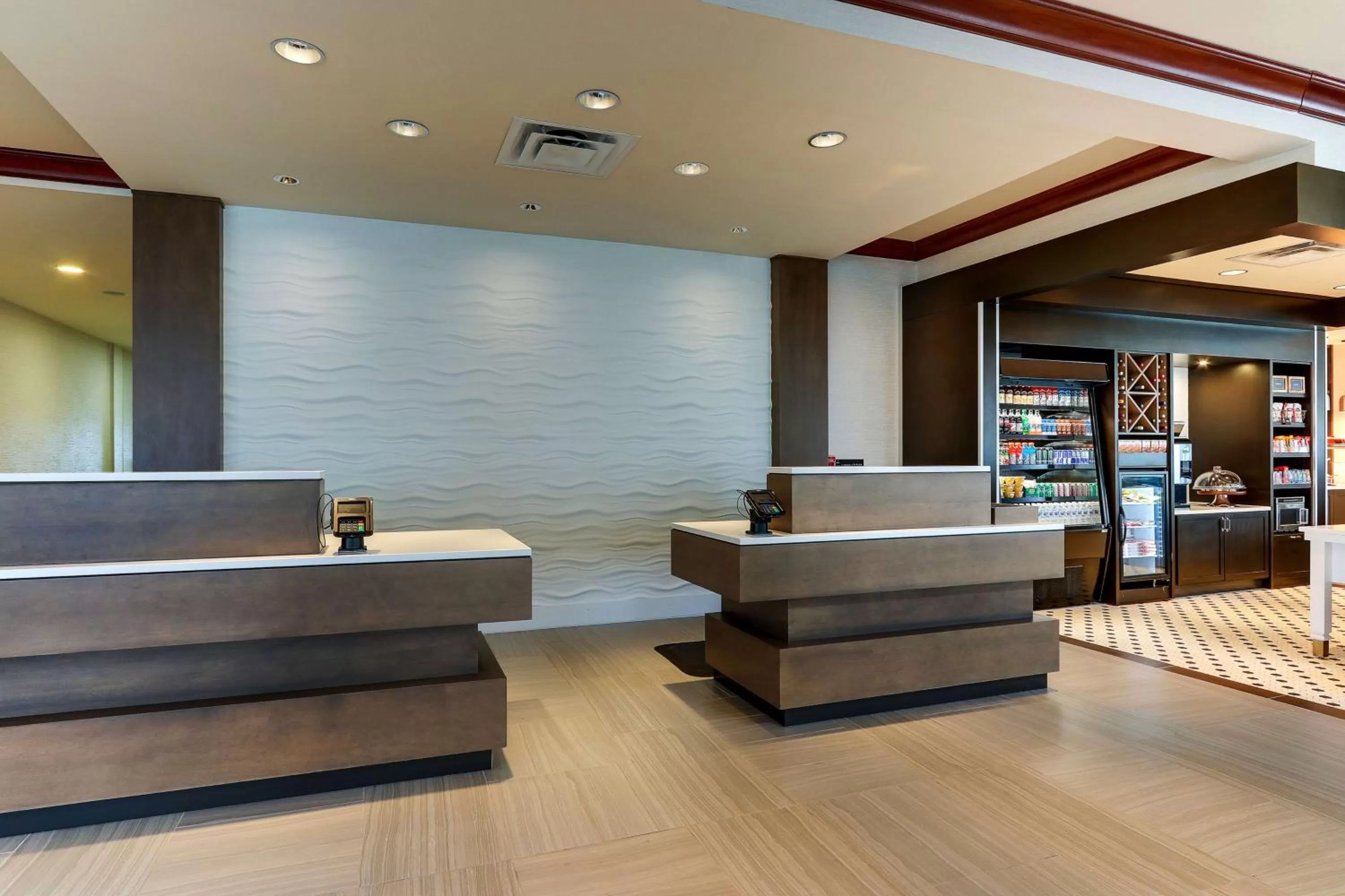 Lobby or reception in Hilton Garden Inn Indianapolis Airport