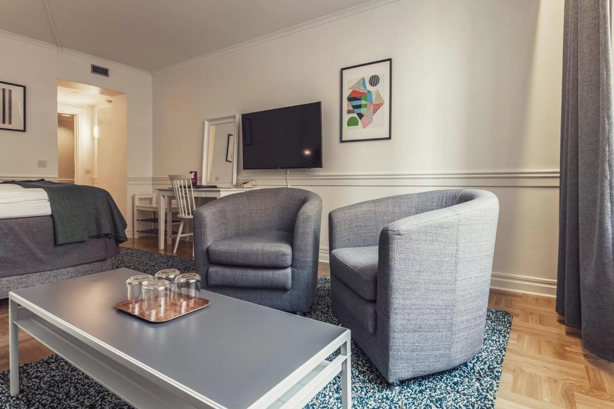 Seating area in Hotel Poseidon