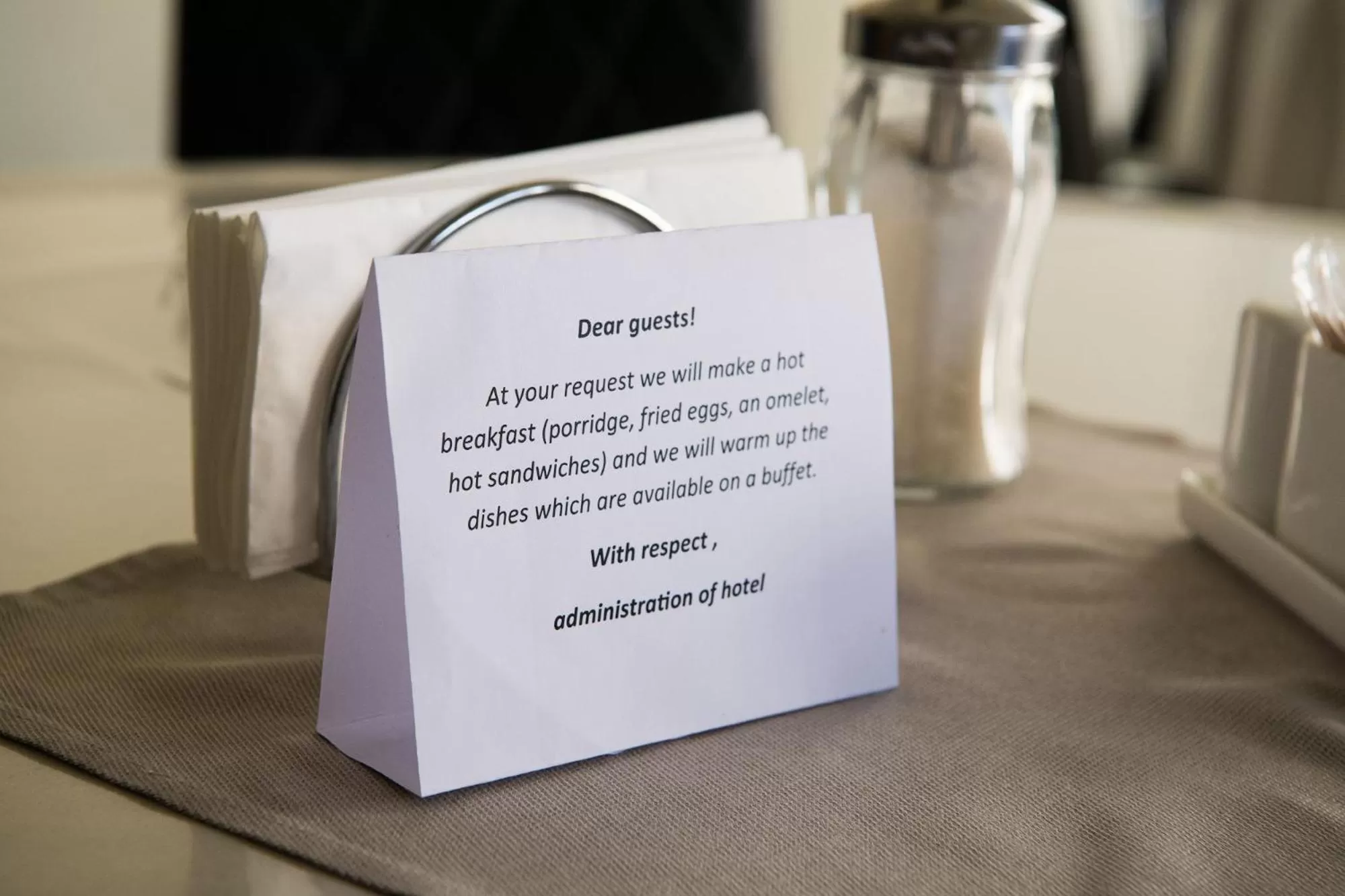 Breakfast in S&L Boutique Hotel