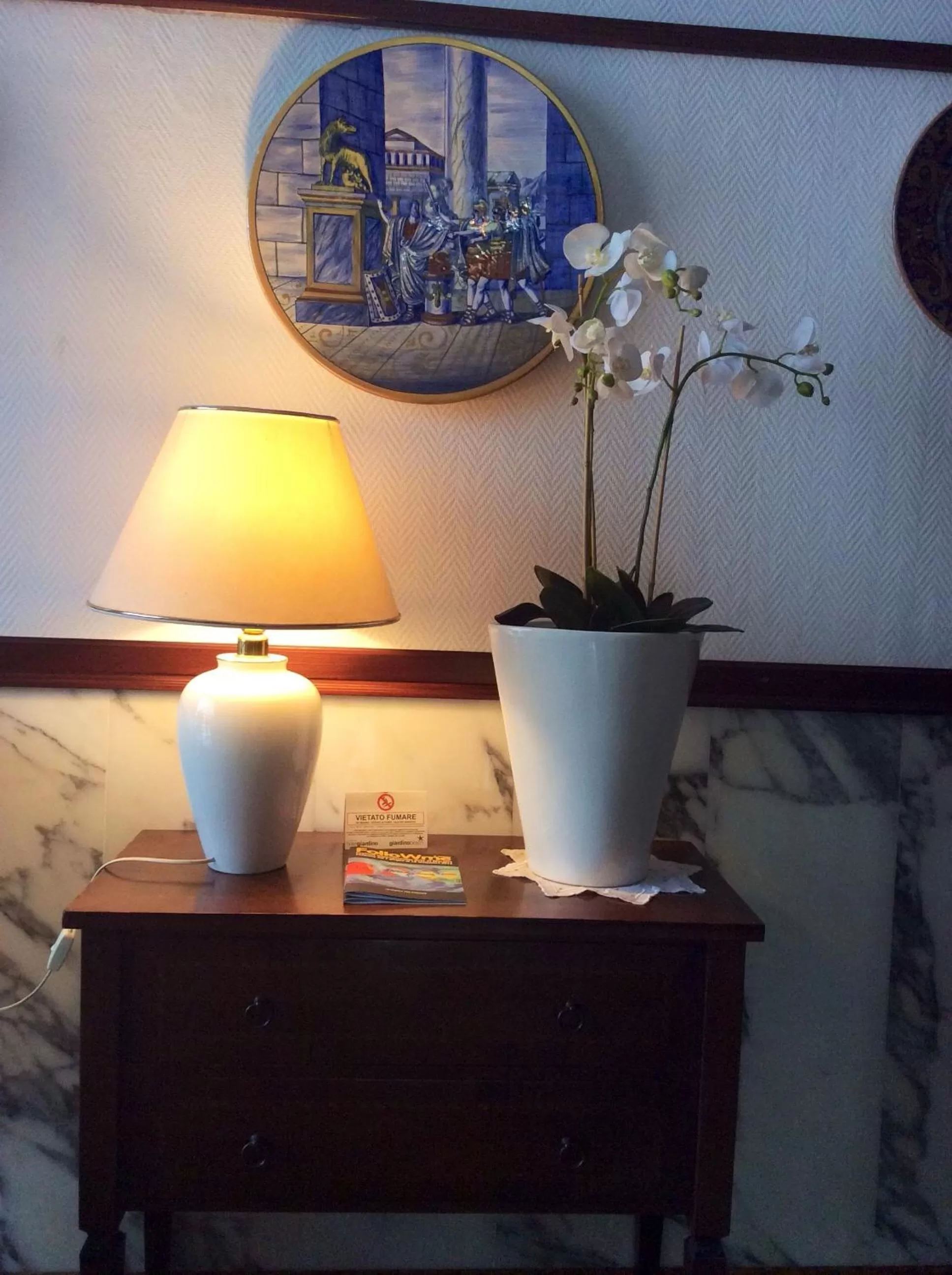 Decorative detail in Hotel Giardino