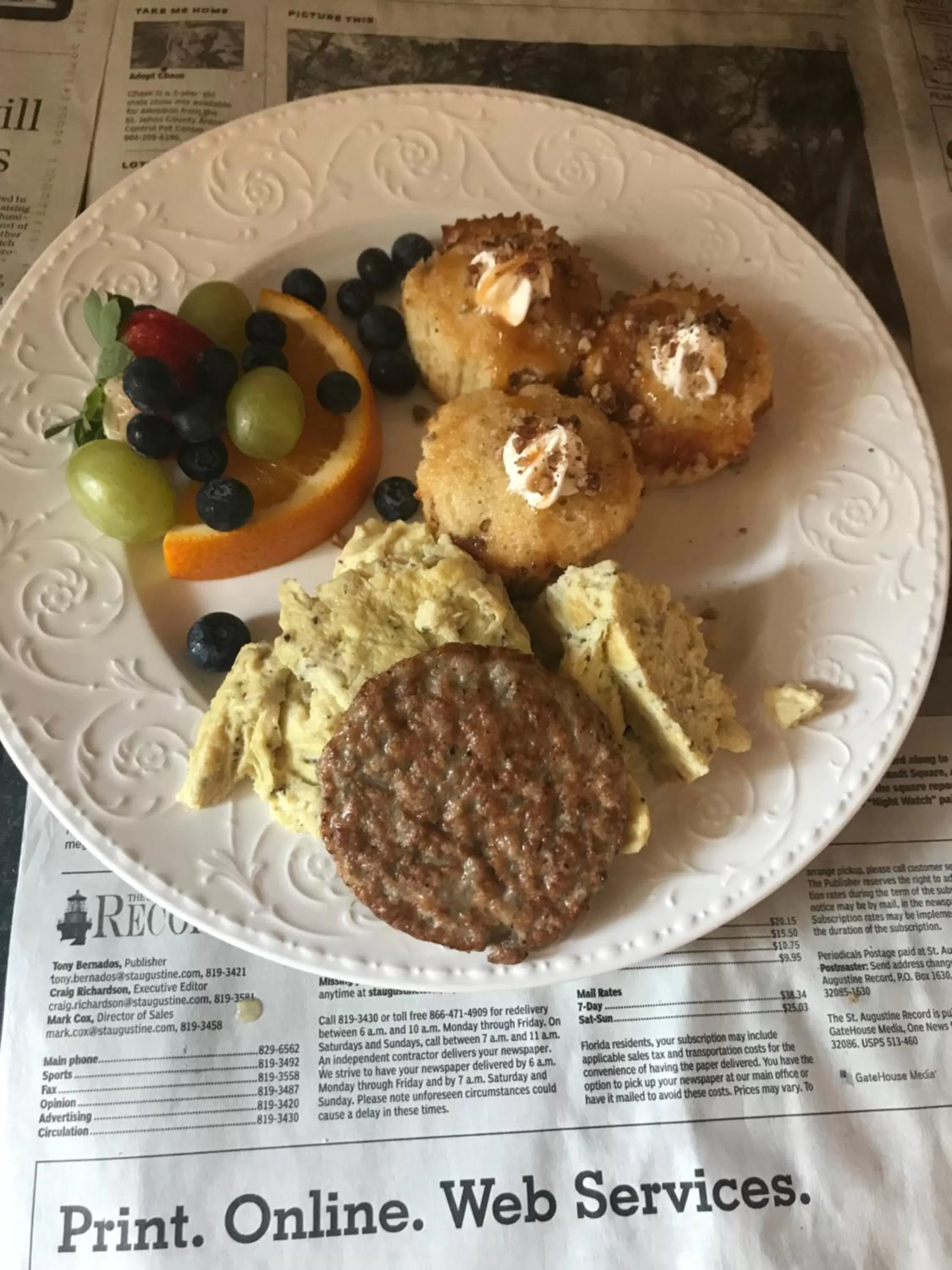 Food and drinks in Carriage Way Centennial House - Adult Only- Saint Augustine