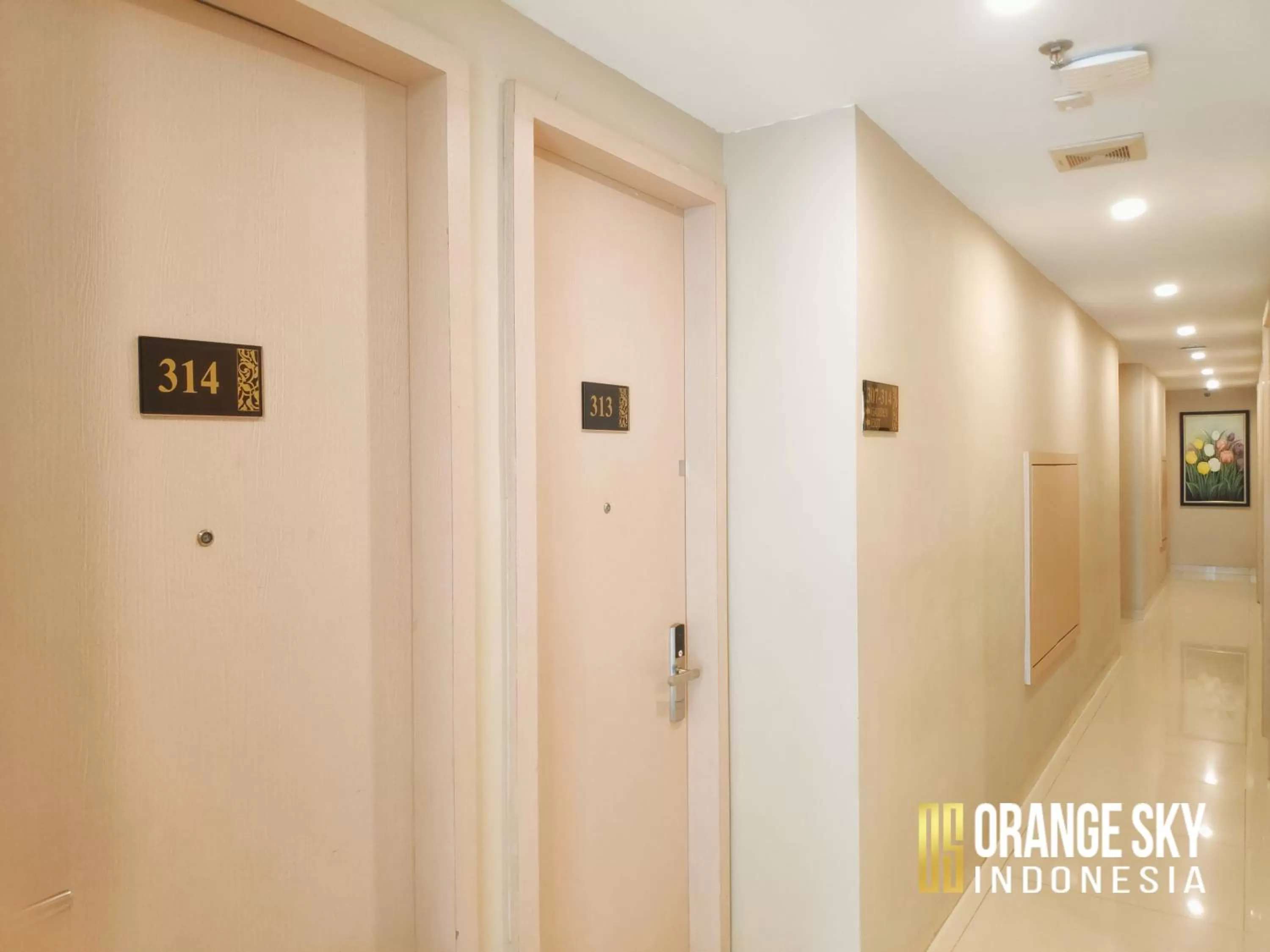 Text overlay in OS Hotel Airport Batam