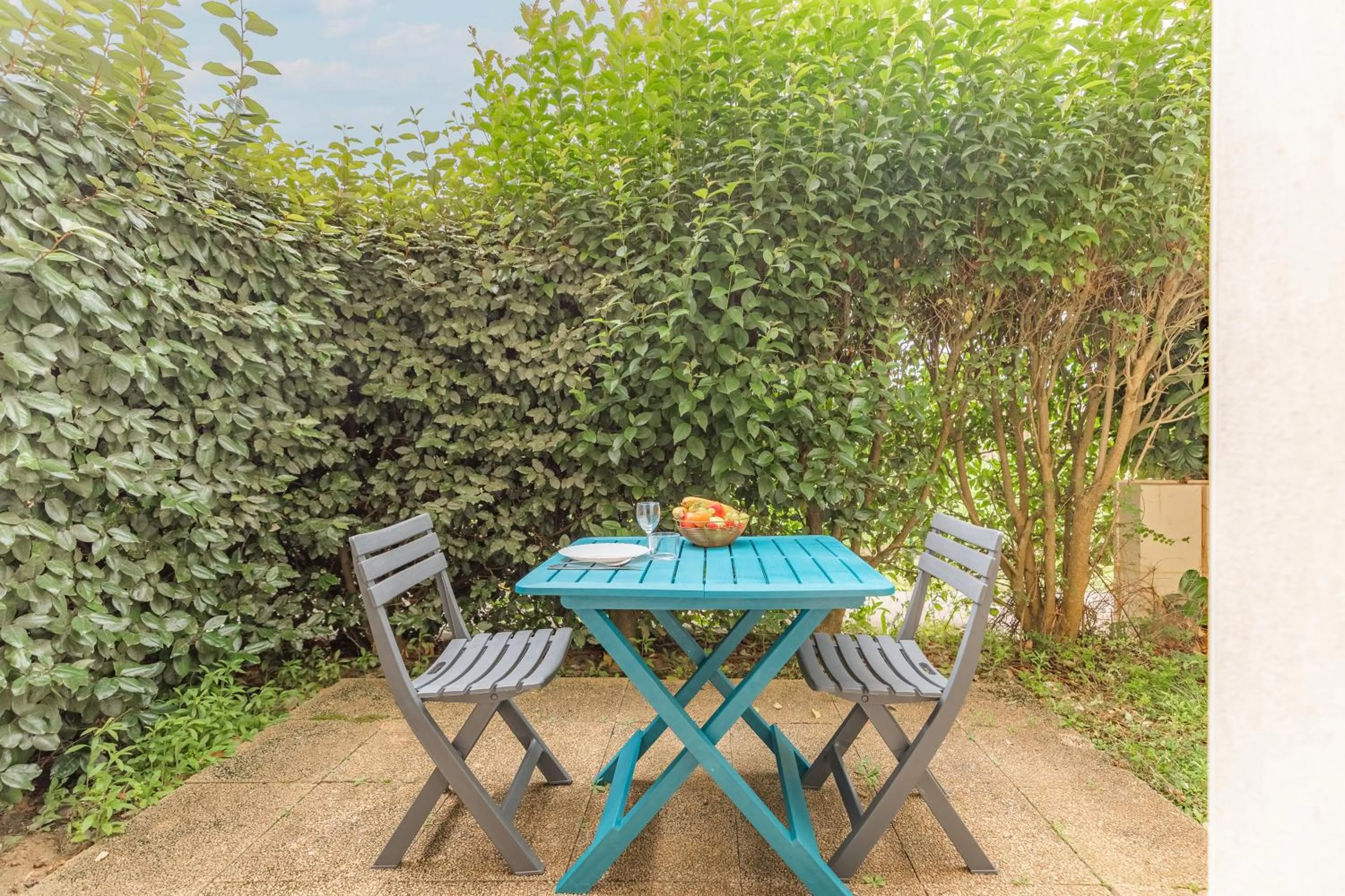 Patio in Appart'City Classic Toulouse Colomiers