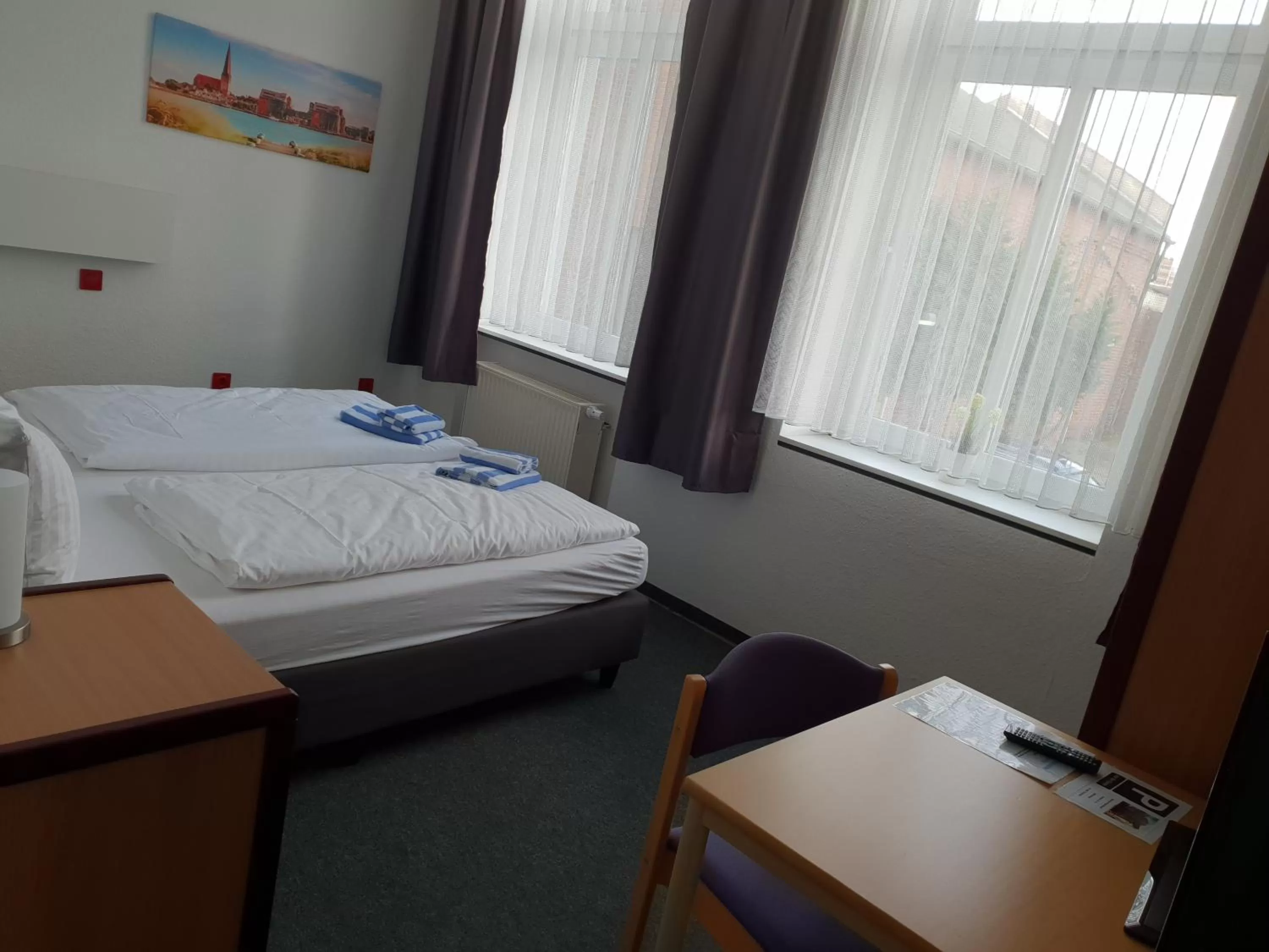 Bed in Appartement-Hotel Rostock