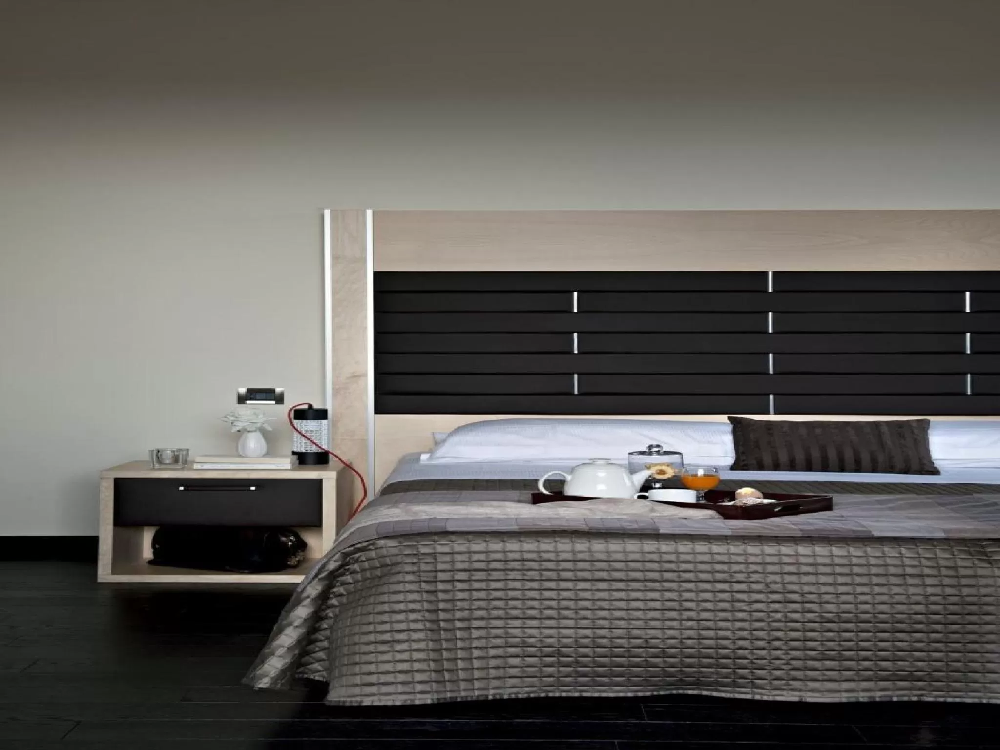 Bed in Art Hotel Museo