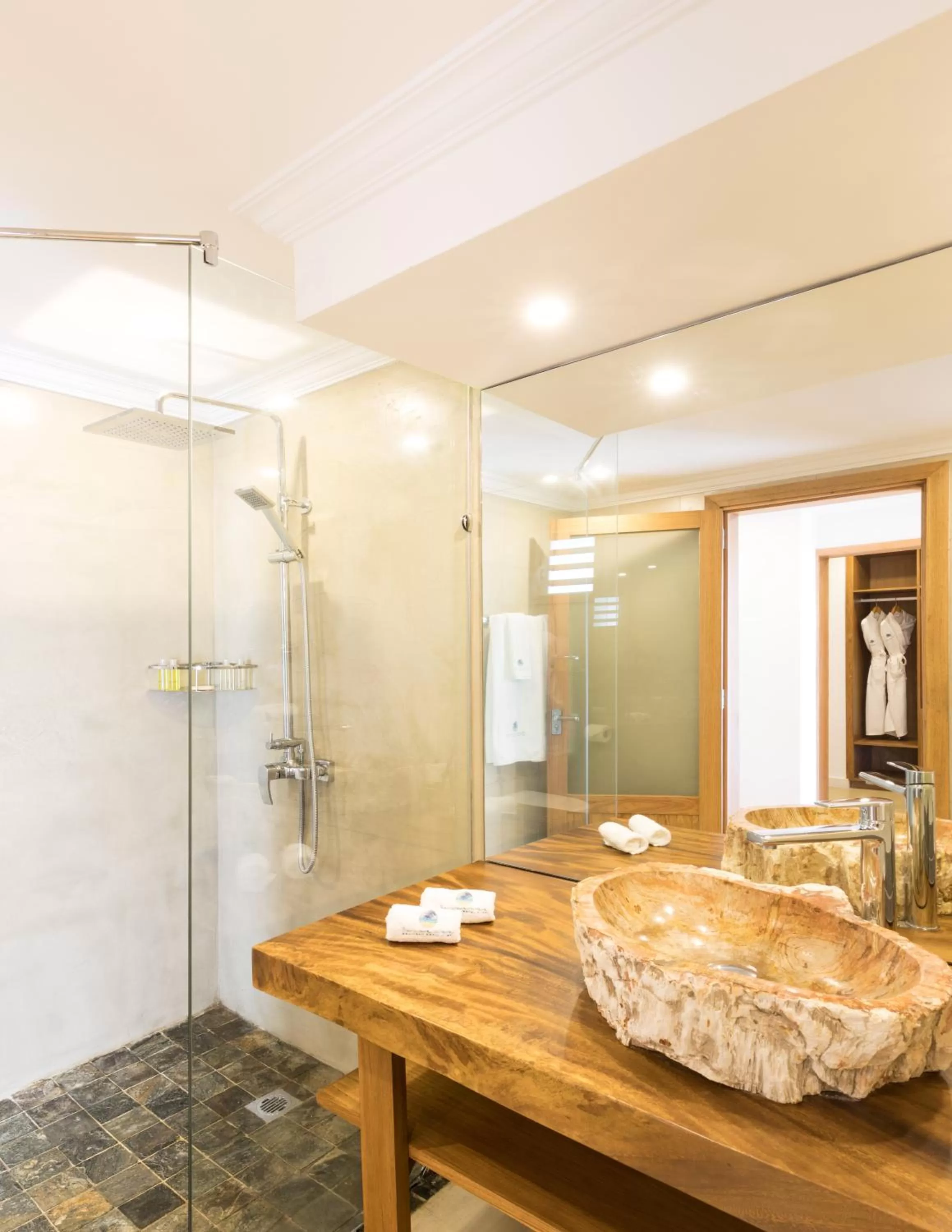 Shower in Seasense Boutique Hotel & Spa