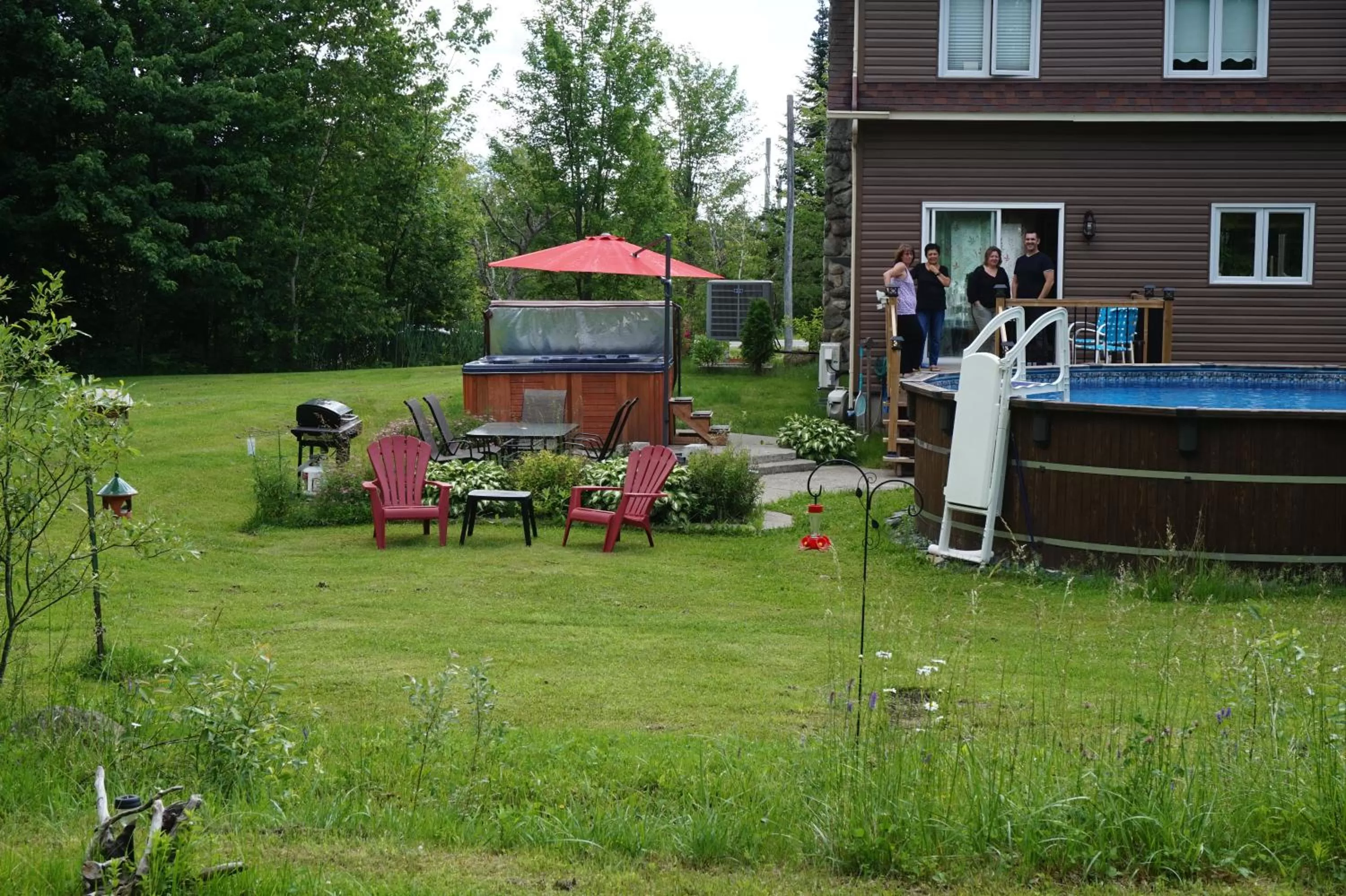 Patio in Gite L'Antre d'Eux